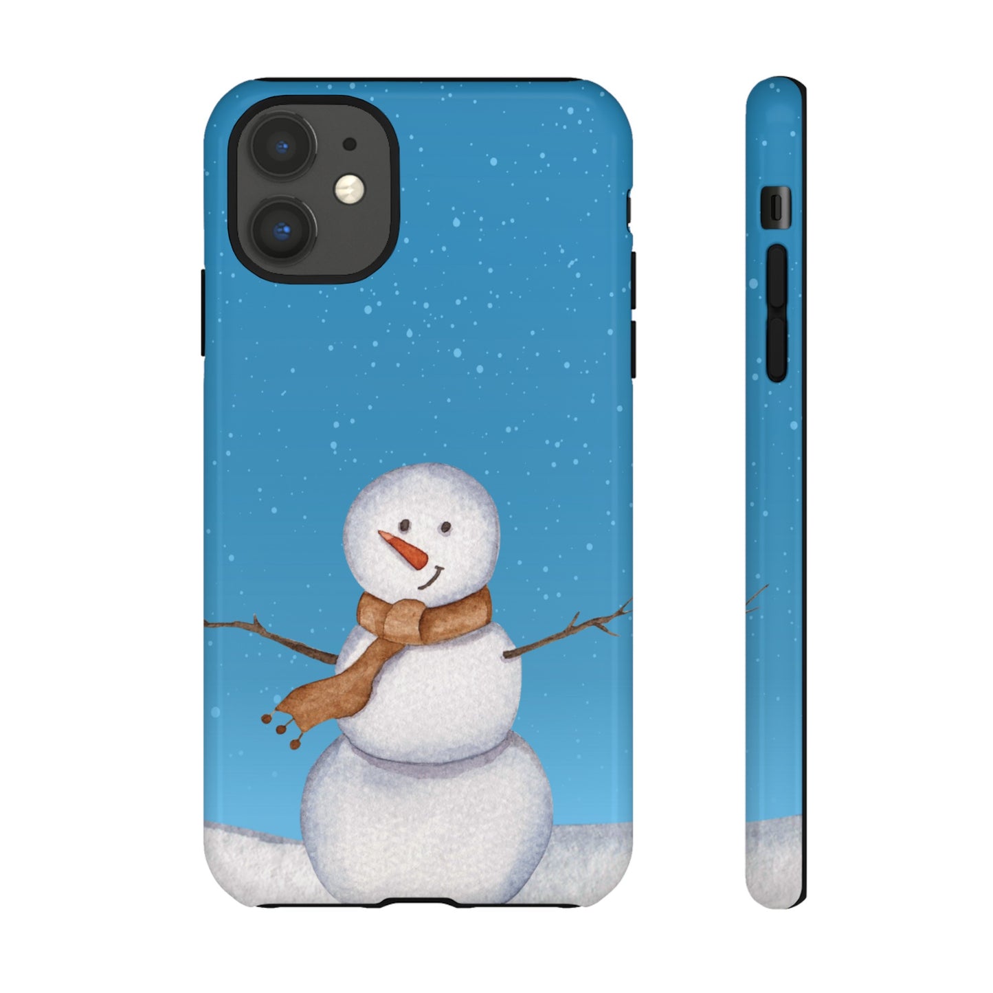 Snowman Wallpaper Phone Case | iPhone 15 Plus/ Pro, 14, 13, 12| Google Pixel 7, Pro, 5| Samsung Galaxy S23 All Major Phone Models