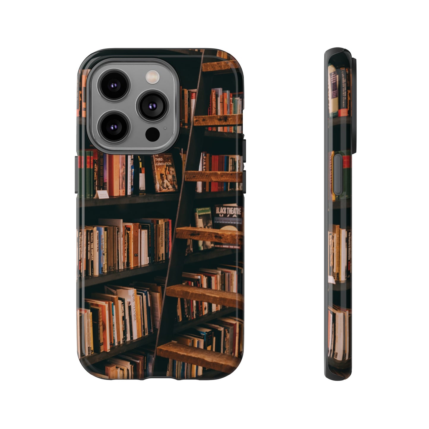 Bookcase Wallpaper Phone Case | iPhone 15 Plus/ Pro, 14, 13, 12| Google Pixel 7, Pro, 5| Samsung Galaxy S23 All Major Phone Models