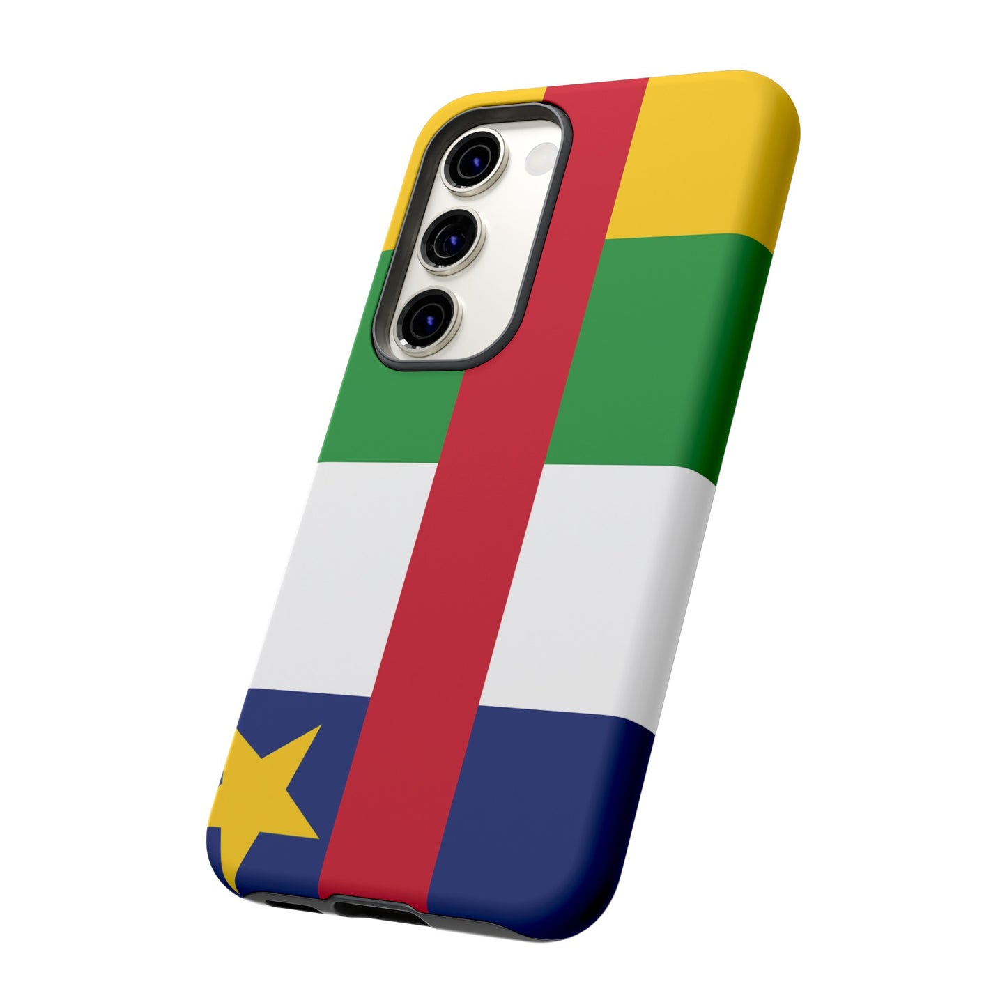 Central African Republic Flag Phone Case | iPhone 15 Plus/ Pro, 14, 13, 12| Google Pixel 7, Pro, 5| Samsung Galaxy S23 All Major Phone Models