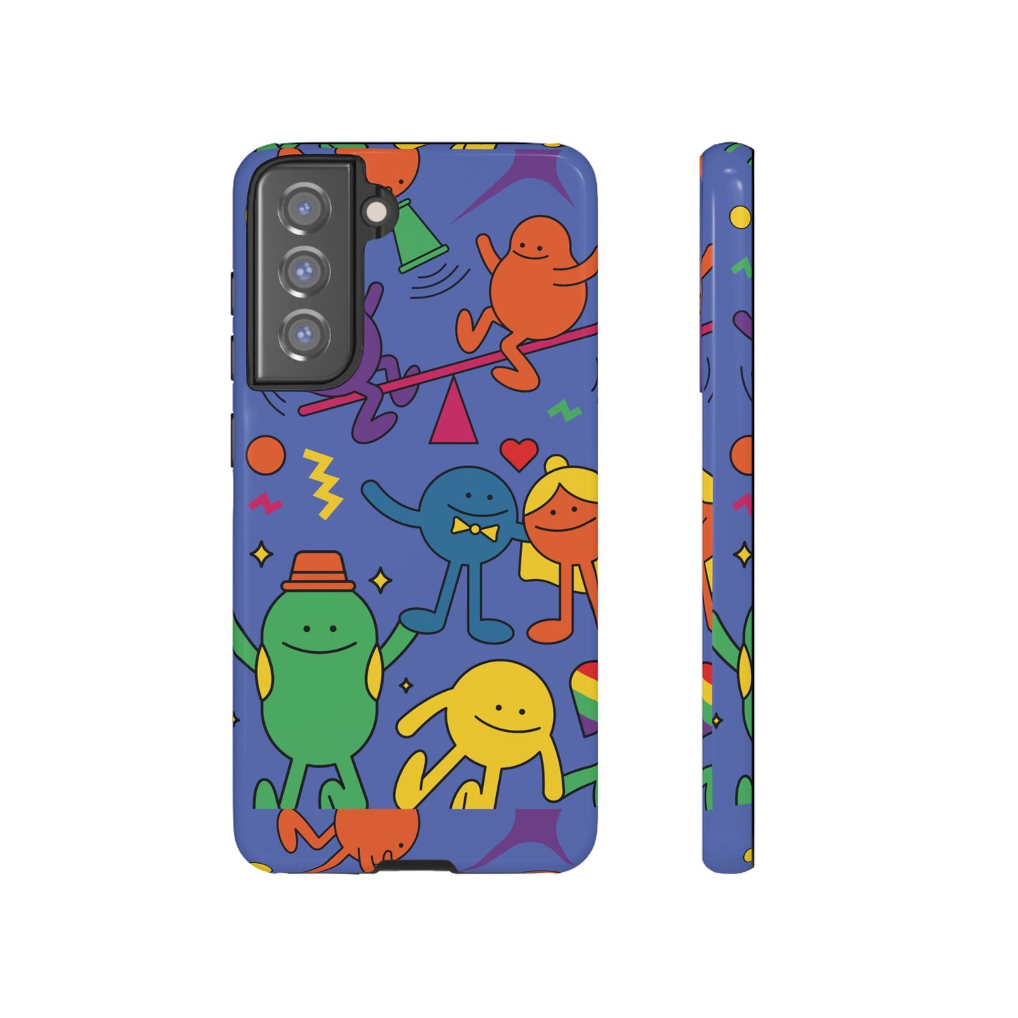 Colourful Cartoon Wallpaper Phone Case | iPhone 15 Plus/ Pro, 14, 13, 12| Google Pixel 7, Pro, 5| Samsung Galaxy S23 All Major Phone Models