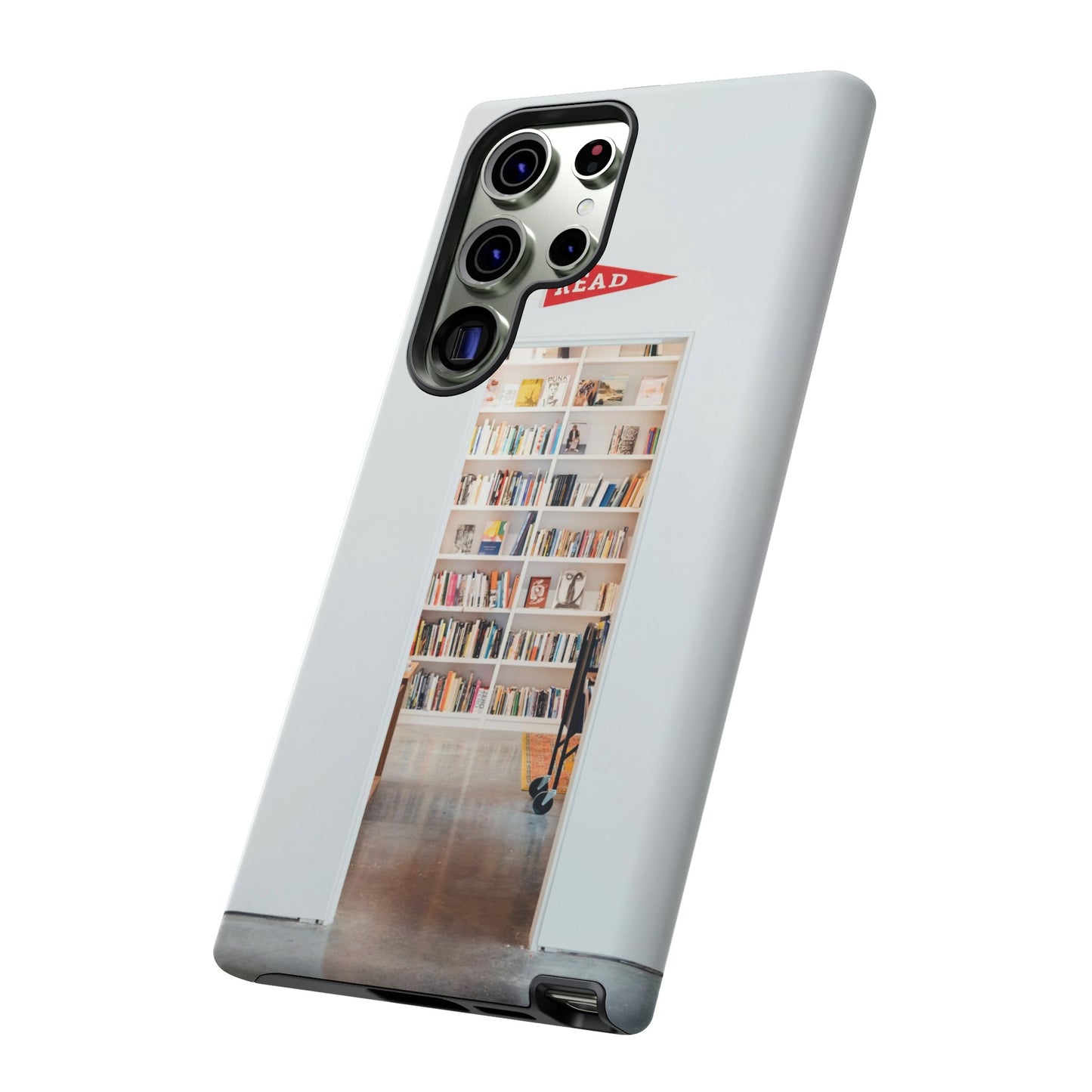 Peaceful Library Wallpaper Phone Case | iPhone 15 Plus/ Pro, 14, 13, 12| Google Pixel 7, Pro, 5| Samsung Galaxy S23 All Major Phone Models