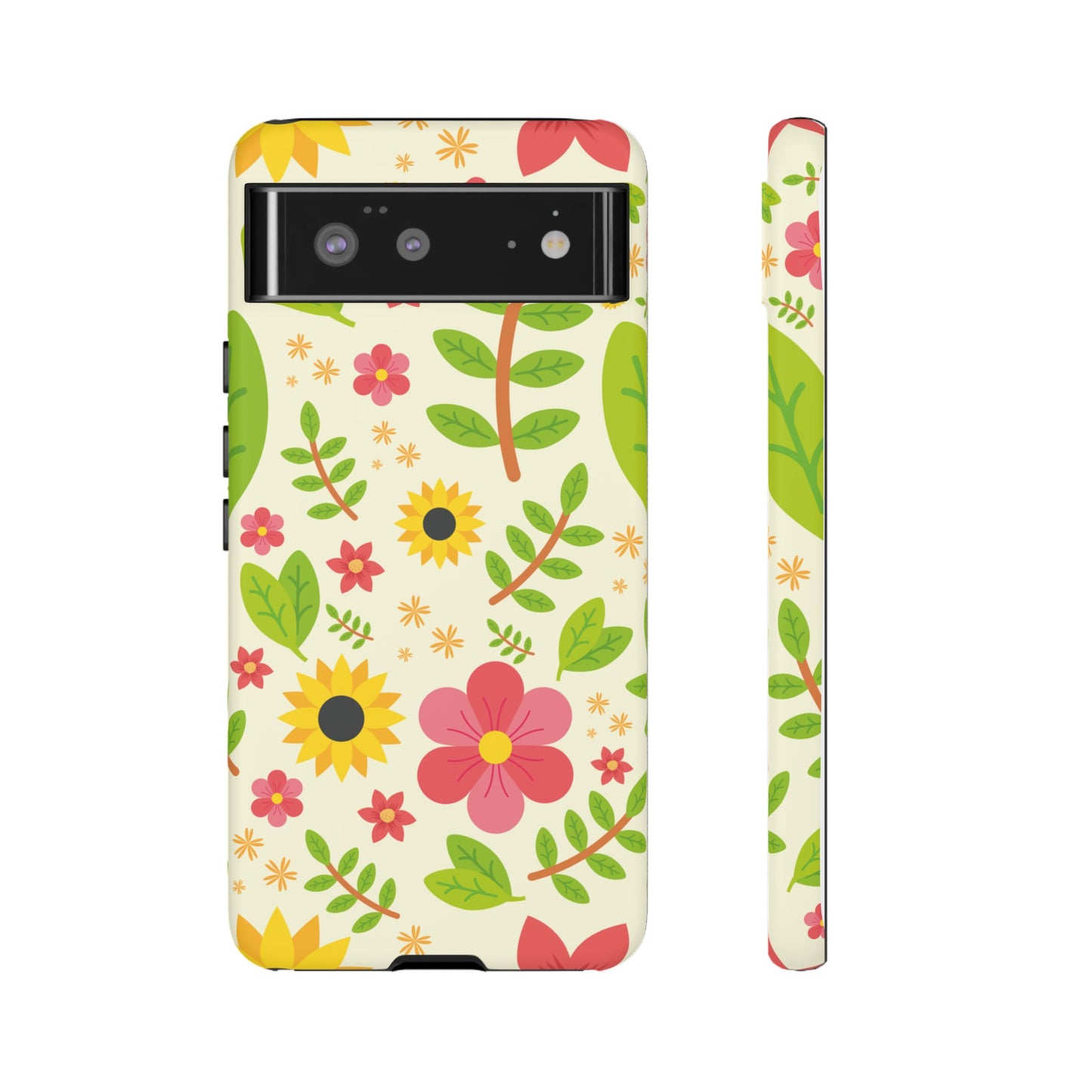 Botanical Flowers Phone Case | iPhone 15 Plus/ Pro, 14, 13, 12| Google Pixel 7, Pro, 5| Samsung Galaxy S23 All Major Phone Models