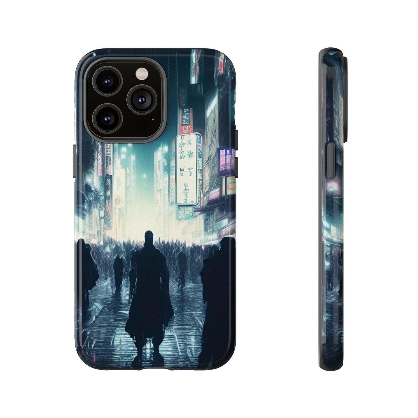 Strangers in the City Wallpaper Phone Case | iPhone 15 Plus/ Pro, 14, 13, 12| Google Pixel 7, Pro, 5| Samsung Galaxy S23 All Major Phone Models