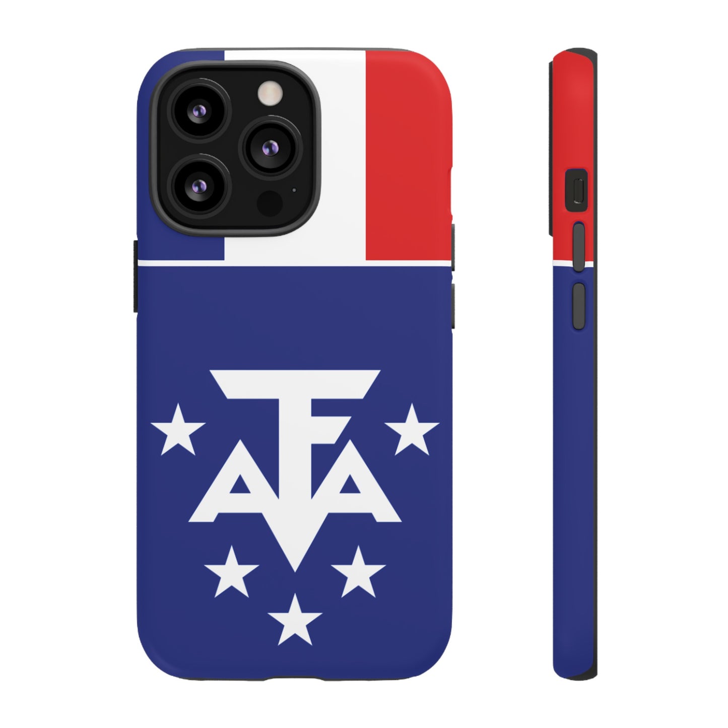 French Southern And Antarctic Lands Flag Phone Case | iPhone 15 Plus/ Pro, 14, 13, 12| Google Pixel 7, Pro, 5| Samsung Galaxy S23 All Major Phone Models