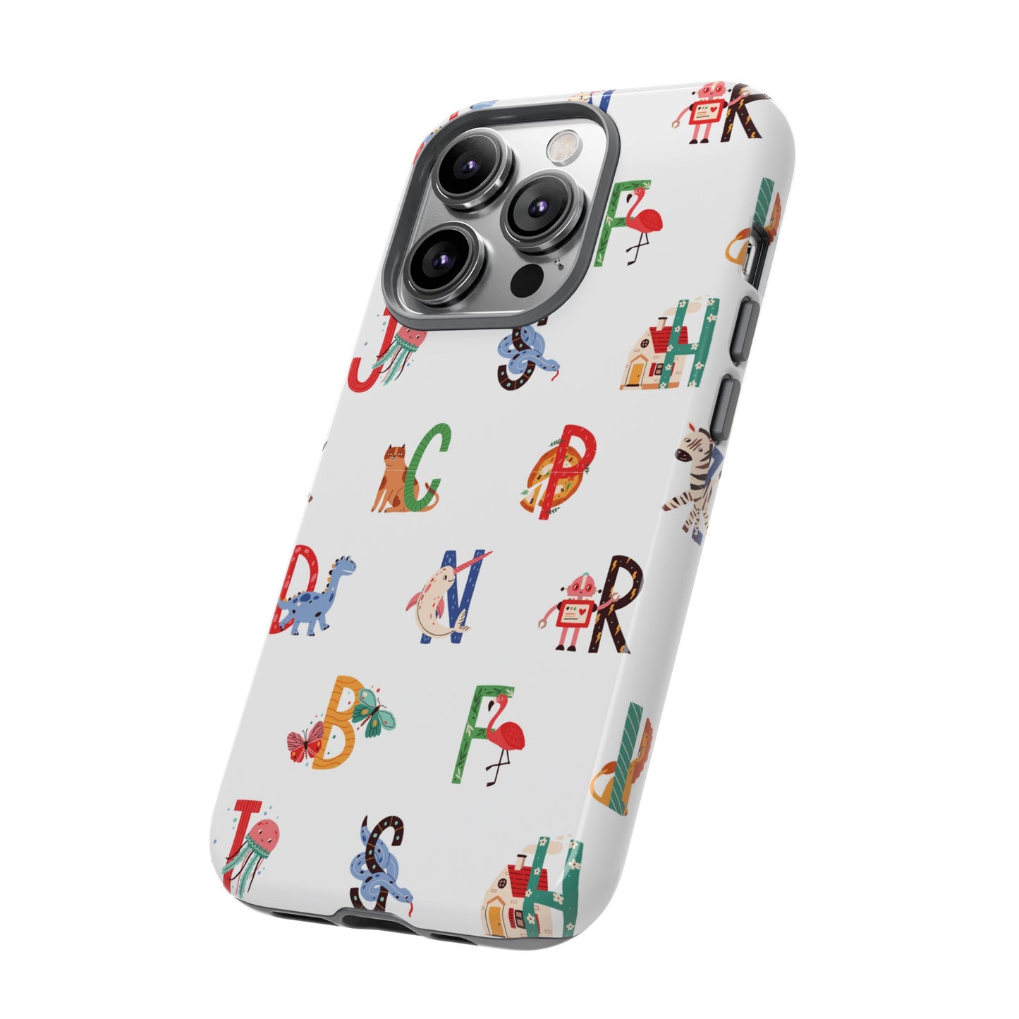 Alphabet Wallpaper Phone Case| iPhone 15 Plus/ Pro, 14, 13, 12| Google Pixel 7, Pro, 5| Samsung Galaxy S23 All Major Phone Models