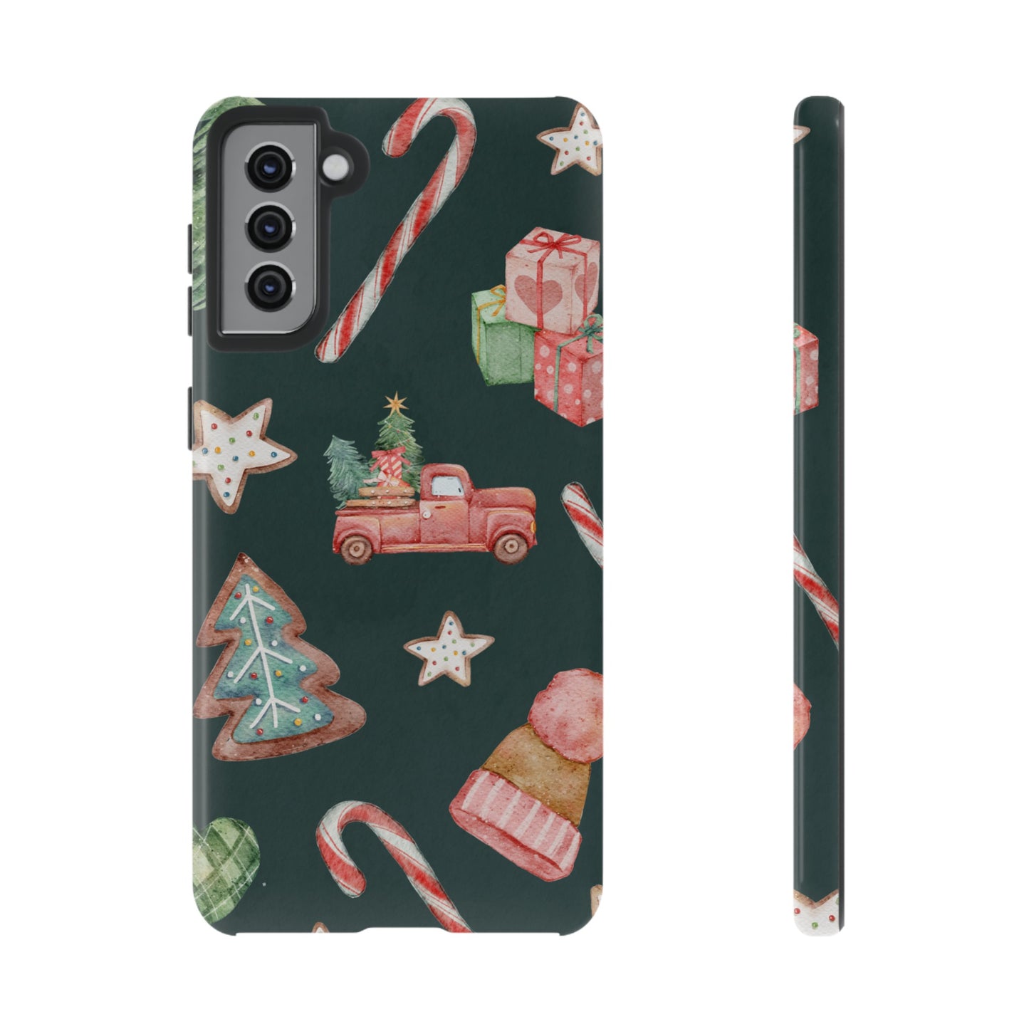 Festive Christmas Wallpaper Phone Case | iPhone 15 Plus/ Pro, 14, 13, 12| Google Pixel 7, Pro, 5| Samsung Galaxy S23 All Major Phone Models