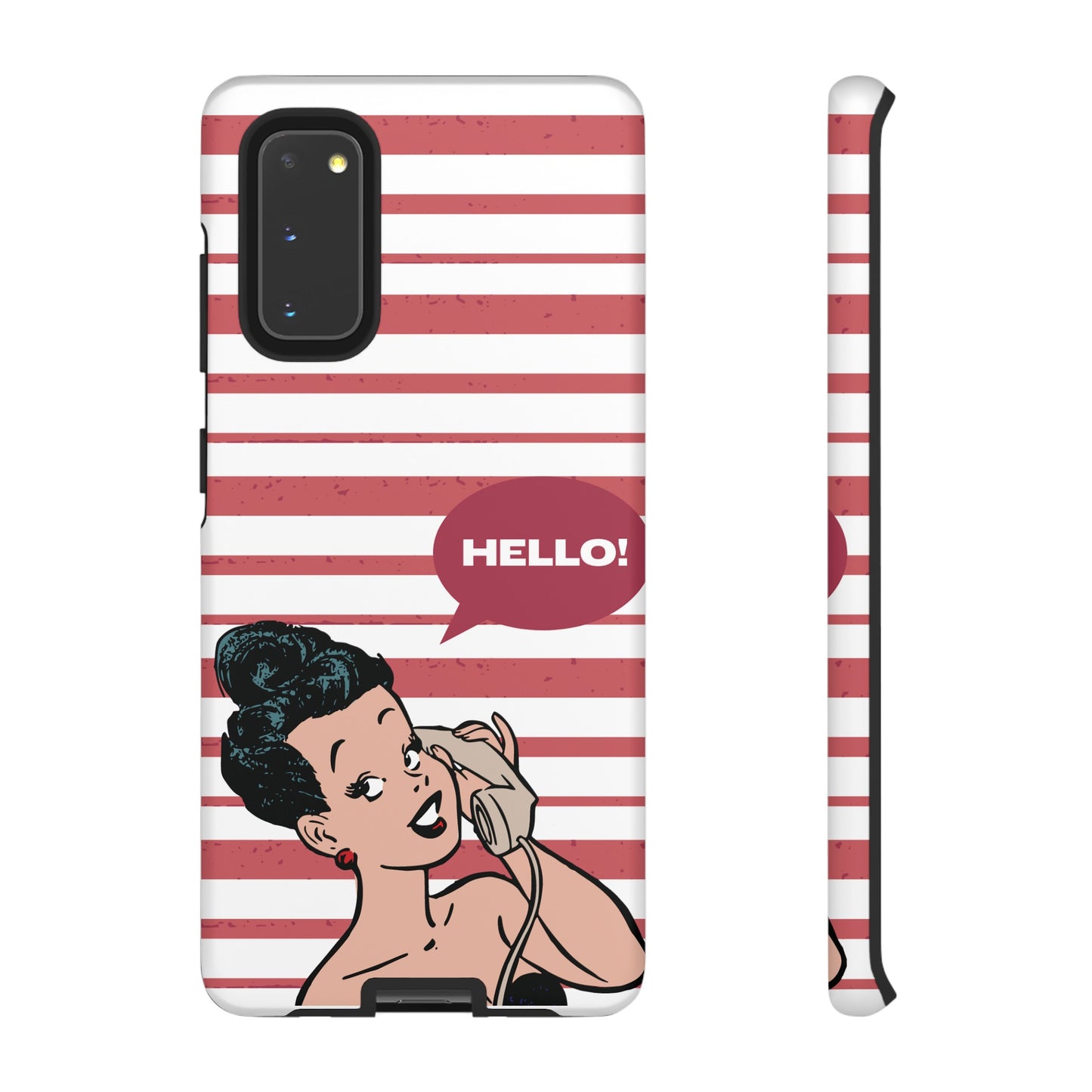 Hello! Wallpaper Phone Case | iPhone 15 Plus/ Pro, 14, 13, 12| Google Pixel 7, Pro, 5| Samsung Galaxy S23 All Major Phone Models