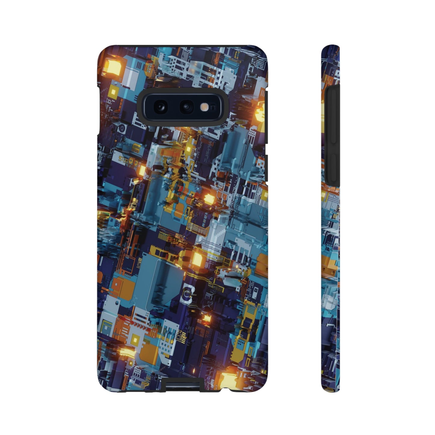 Computer Circuit Board Wallpaper Phone Case | iPhone 15 Plus/ Pro, 14, 13, 12| Google Pixel 7, Pro, 5| Samsung Galaxy S23 All Major Phone Models