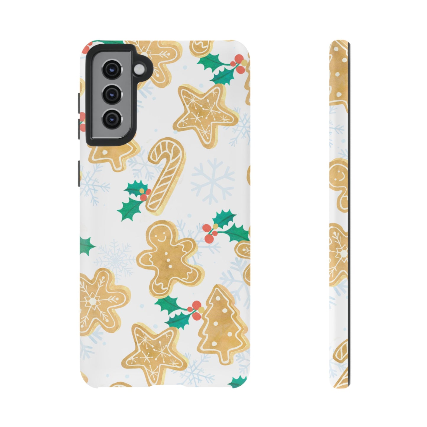 Gingerbread Wallpaper Phone Case | iPhone 15 Plus/ Pro, 14, 13, 12| Google Pixel 7, Pro, 5| Samsung Galaxy S23 All Major Phone Models