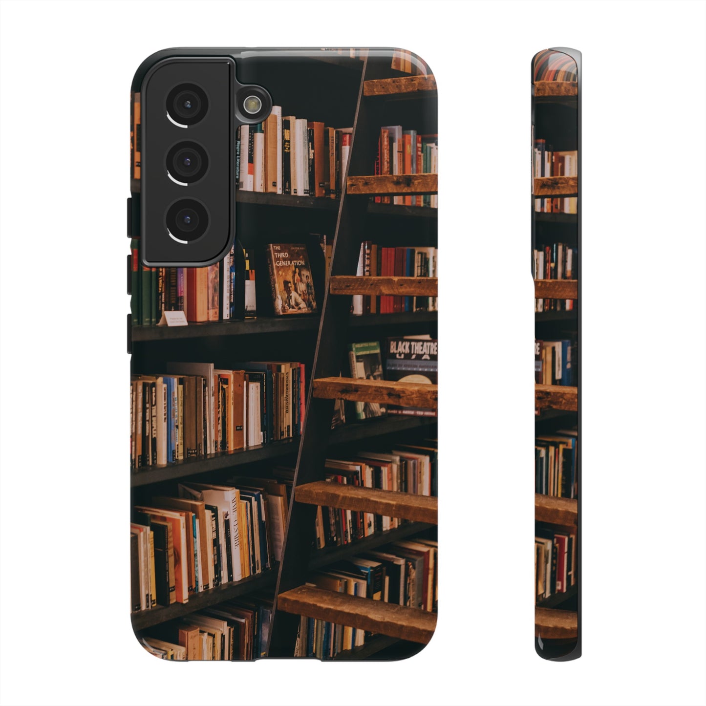 Bookcase Wallpaper Phone Case | iPhone 15 Plus/ Pro, 14, 13, 12| Google Pixel 7, Pro, 5| Samsung Galaxy S23 All Major Phone Models