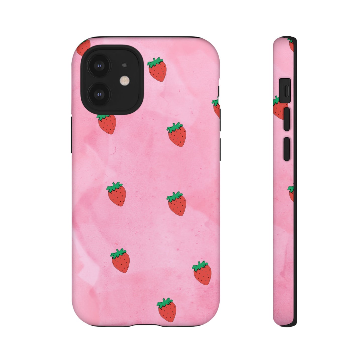 Strawberry Wallpaper Phone Case | iPhone 15 Plus/ Pro, 14, 13, 12| Google Pixel 7, Pro, 5| Samsung Galaxy S23 All Major Phone Models