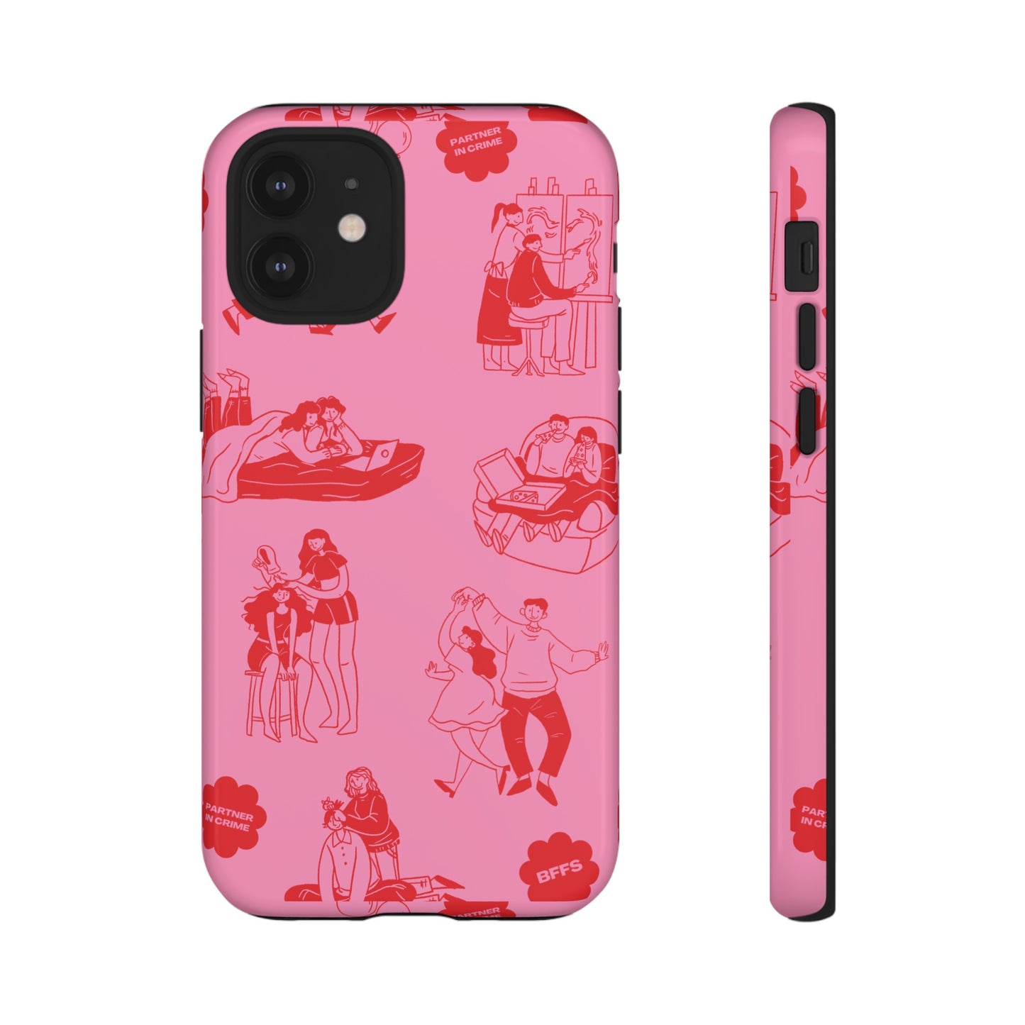 Pink Valentine's Day Wallpaper Phone Case | iPhone 15 Plus/ Pro, 14, 13, 12| Google Pixel 7, Pro, 5| Samsung Galaxy S23 All Major Phone Models