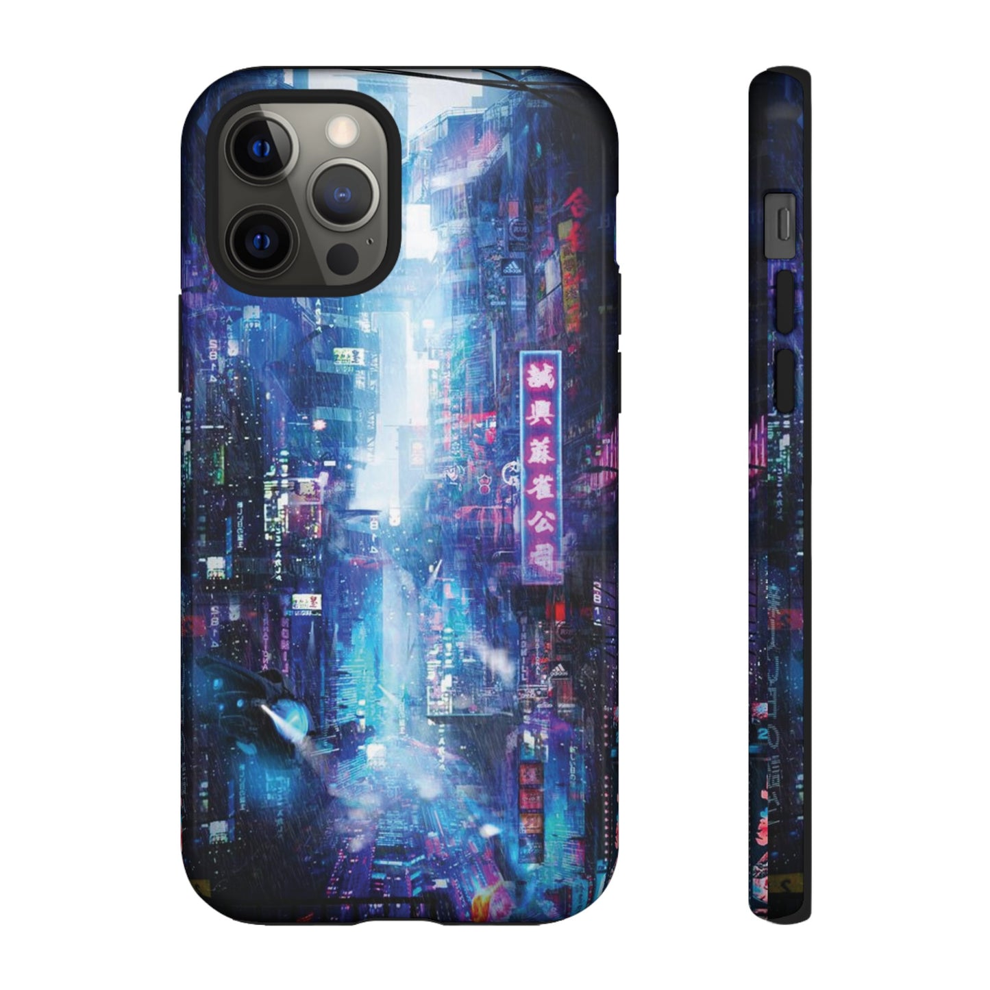 Night Life Futuristic City Wallpaper Phone Case | iPhone 15 Plus/ Pro, 14, 13, 12| Google Pixel 7, Pro, 5| Samsung Galaxy S23 All Major Phone Models