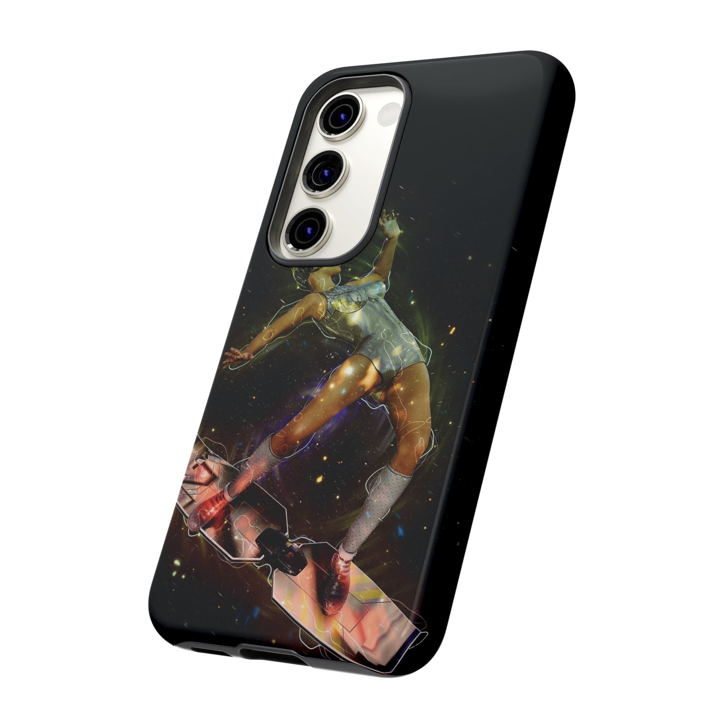 Sci-Fi Skateboard Wallpaper Phone Case | iPhone 15 Plus/ Pro, 14, 13, 12| Google Pixel 7, Pro, 5| Samsung Galaxy S23 All Major Phone Models