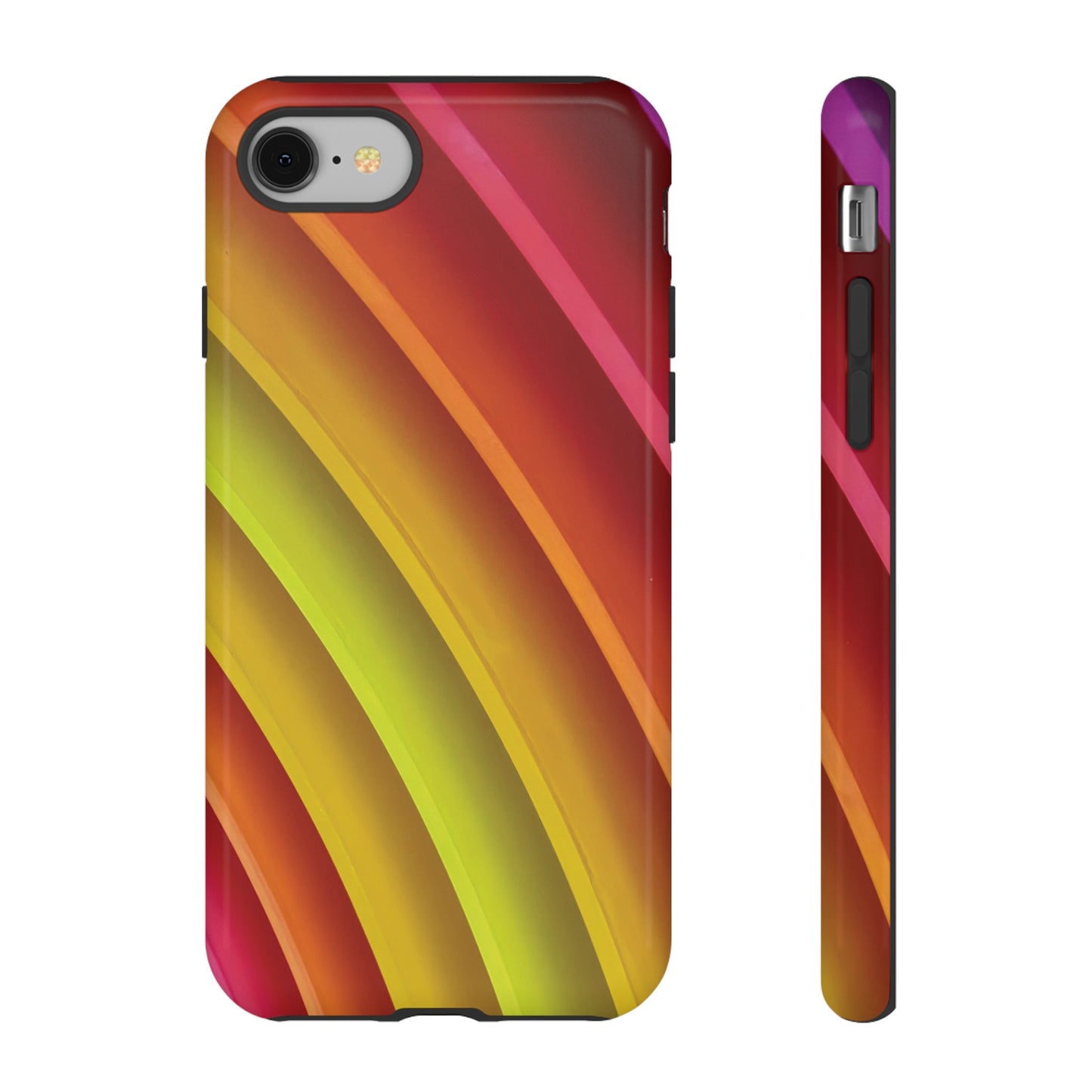 Curved Colourful Wallpaper Phone Case | iPhone 15 Plus/ Pro, 14, 13, 12| Google Pixel 7, Pro, 5| Samsung Galaxy S23 All Major Phone Models