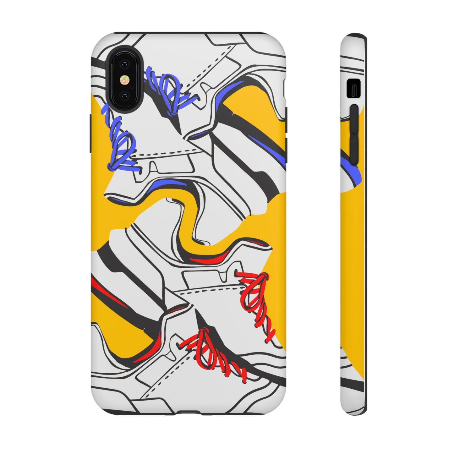 Sneakers Wallpaper Phone Case | iPhone 15 Plus/ Pro, 14, 13, 12| Google Pixel 7, Pro, 5| Samsung Galaxy S23 All Major Phone Models