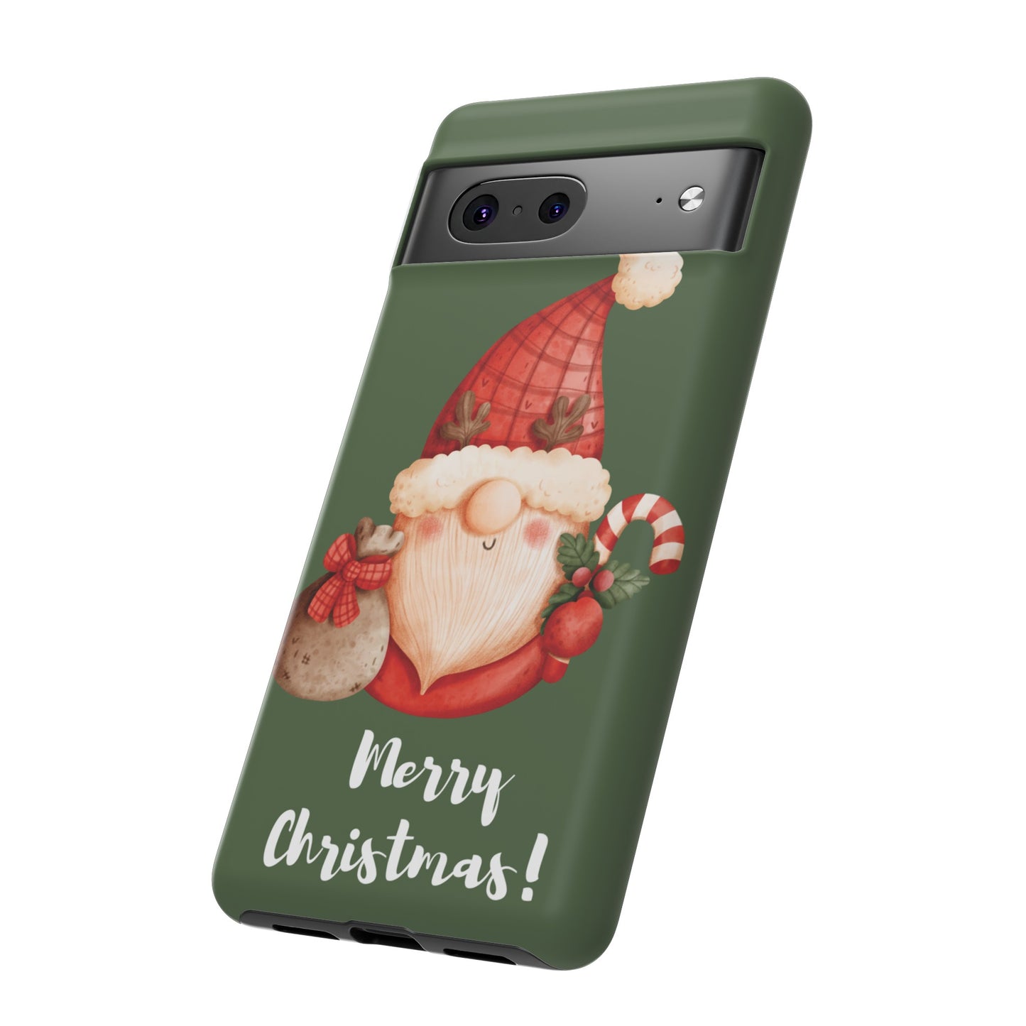 Cute Merry Christmas Wallpaper Phone Case | iPhone 15 Plus/ Pro, 14, 13, 12| Google Pixel 7, Pro, 5| Samsung Galaxy S23 All Major Phone Models