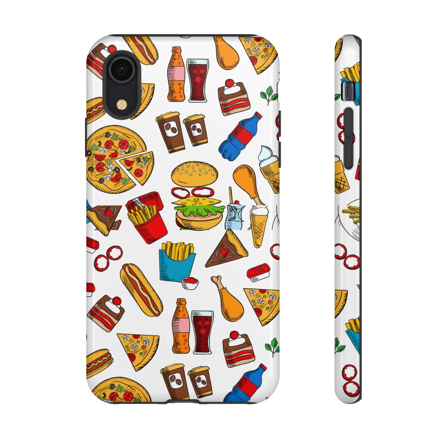 Fast Food Wallpaper Phone Case | iPhone 15 Plus/ Pro, 14, 13, 12| Google Pixel 7, Pro, 5| Samsung Galaxy S23 All Major Phone Models