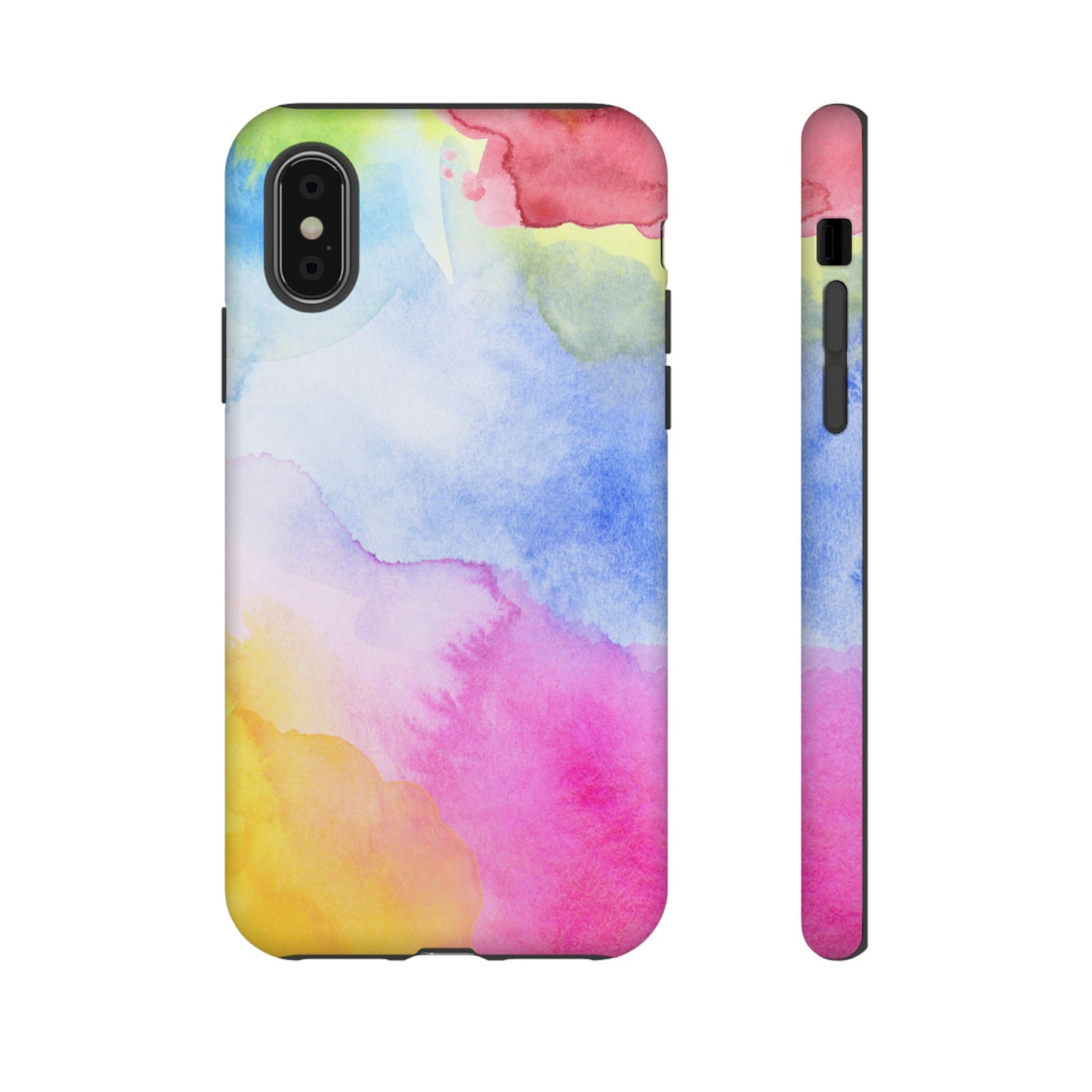 Watercolour Rainbow Phone Case | iPhone 15 Plus/ Pro, 14, 13, 12| Google Pixel 7, Pro, 5| Samsung Galaxy S23 All Major Phone Models