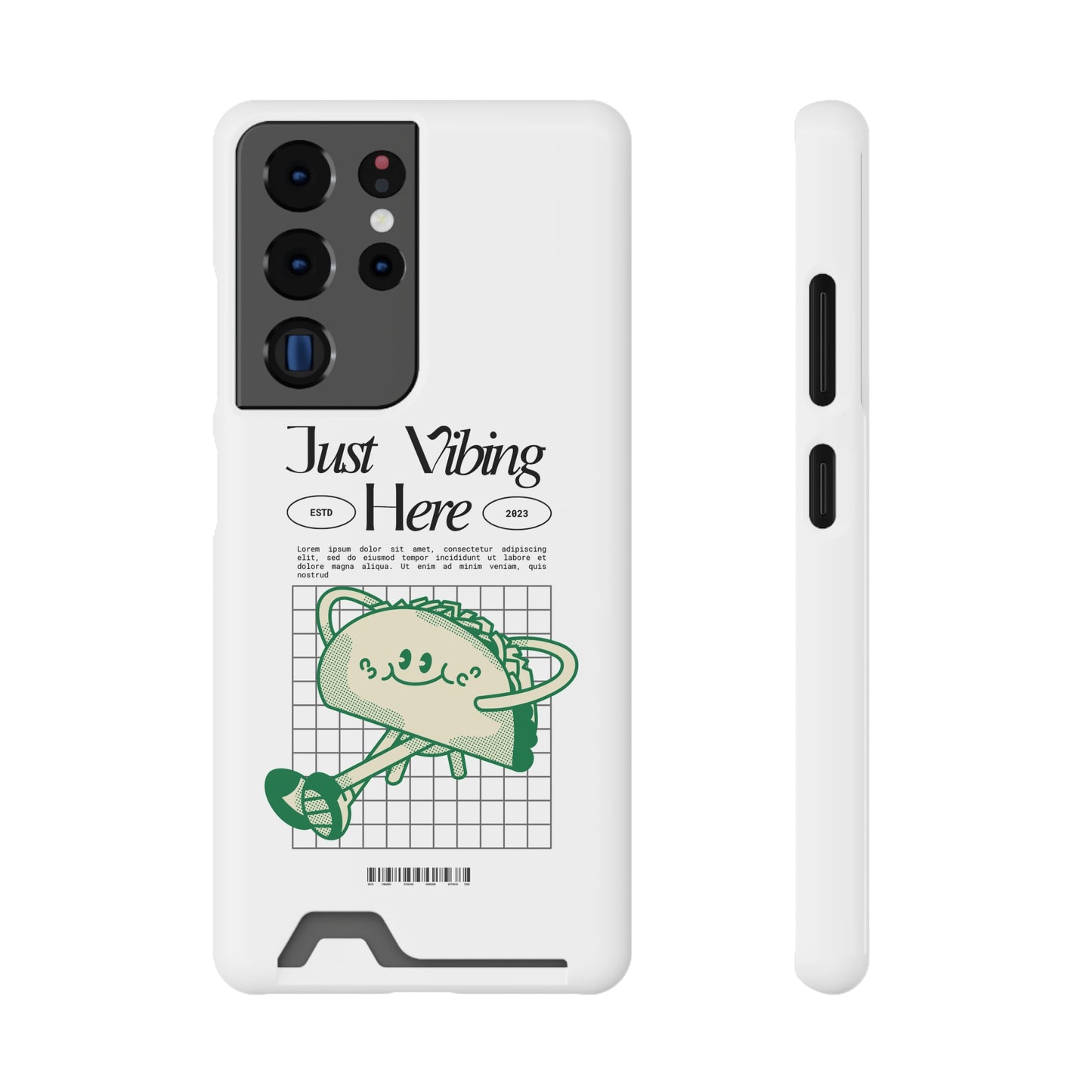 Just Vibing Here Phone Case | iPhone 15 Plus/ Pro, 14, 13, 12|Samsung Galaxy Models