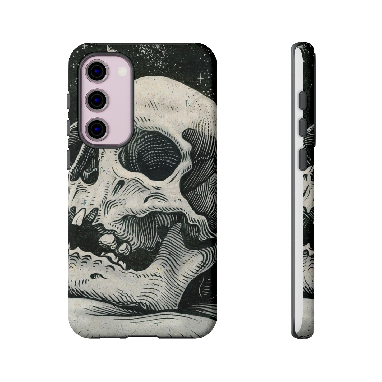 Skull Wallpaper Phone Case | iPhone 15 Plus/ Pro, 14, 13, 12| Google Pixel 7, Pro, 5| Samsung Galaxy S23 All Major Phone Models