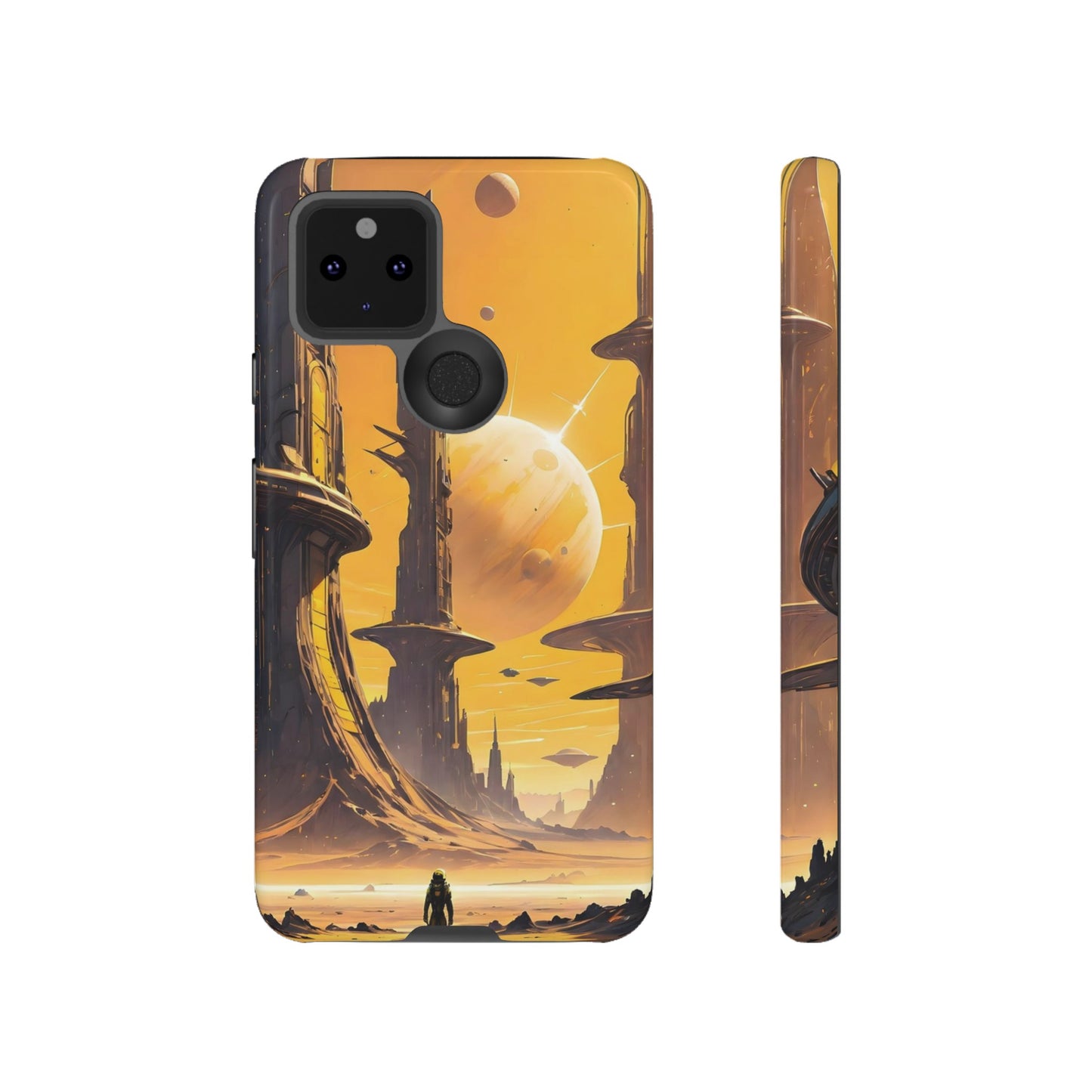 Distant Planets Sci Fi Wallpaper Phone Case | iPhone 15 Plus/ Pro, 14, 13, 12| Google Pixel 7, Pro, 5| Samsung Galaxy S23 All Major Phone Models