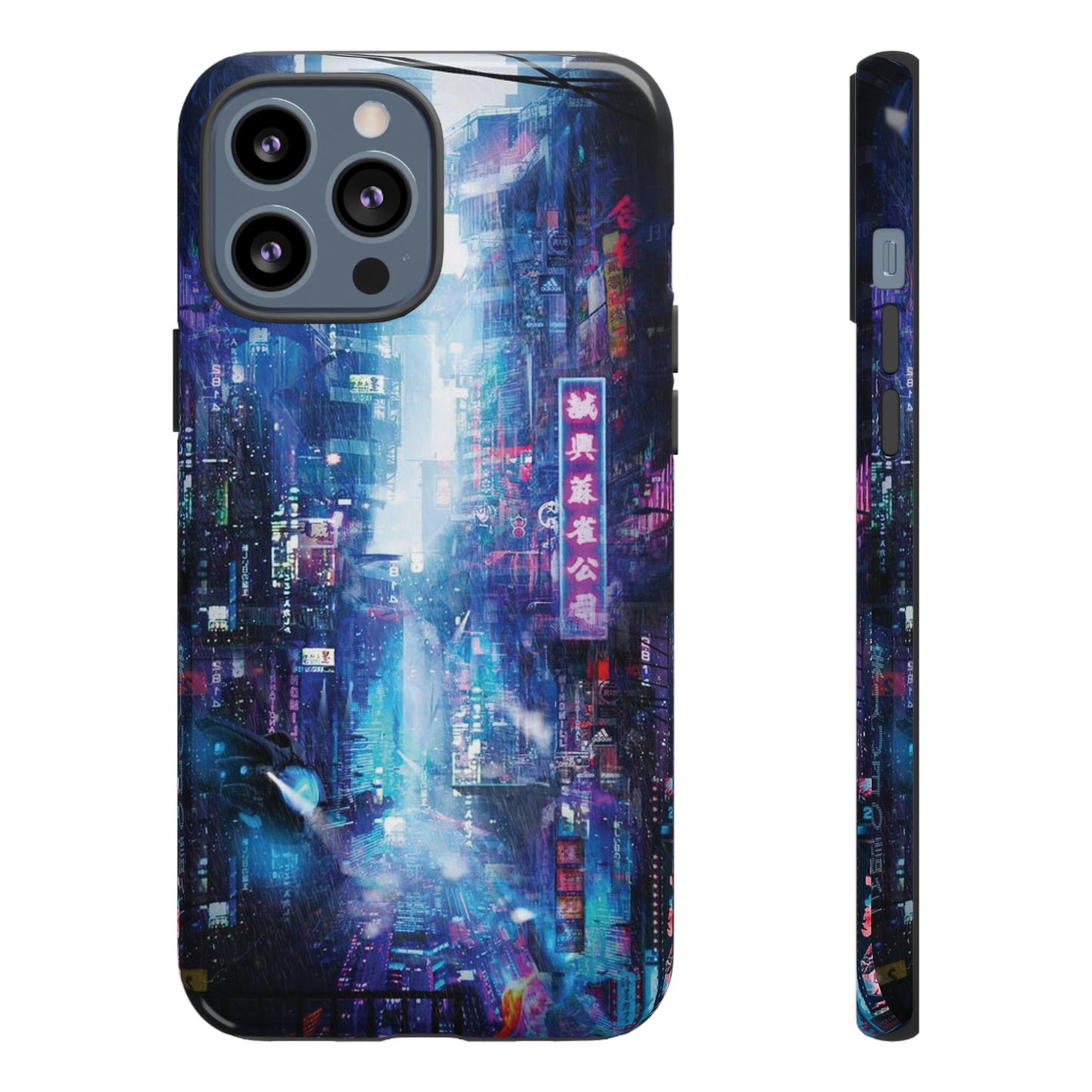 Night Life Futuristic City Wallpaper Phone Case | iPhone 15 Plus/ Pro, 14, 13, 12| Google Pixel 7, Pro, 5| Samsung Galaxy S23 All Major Phone Models