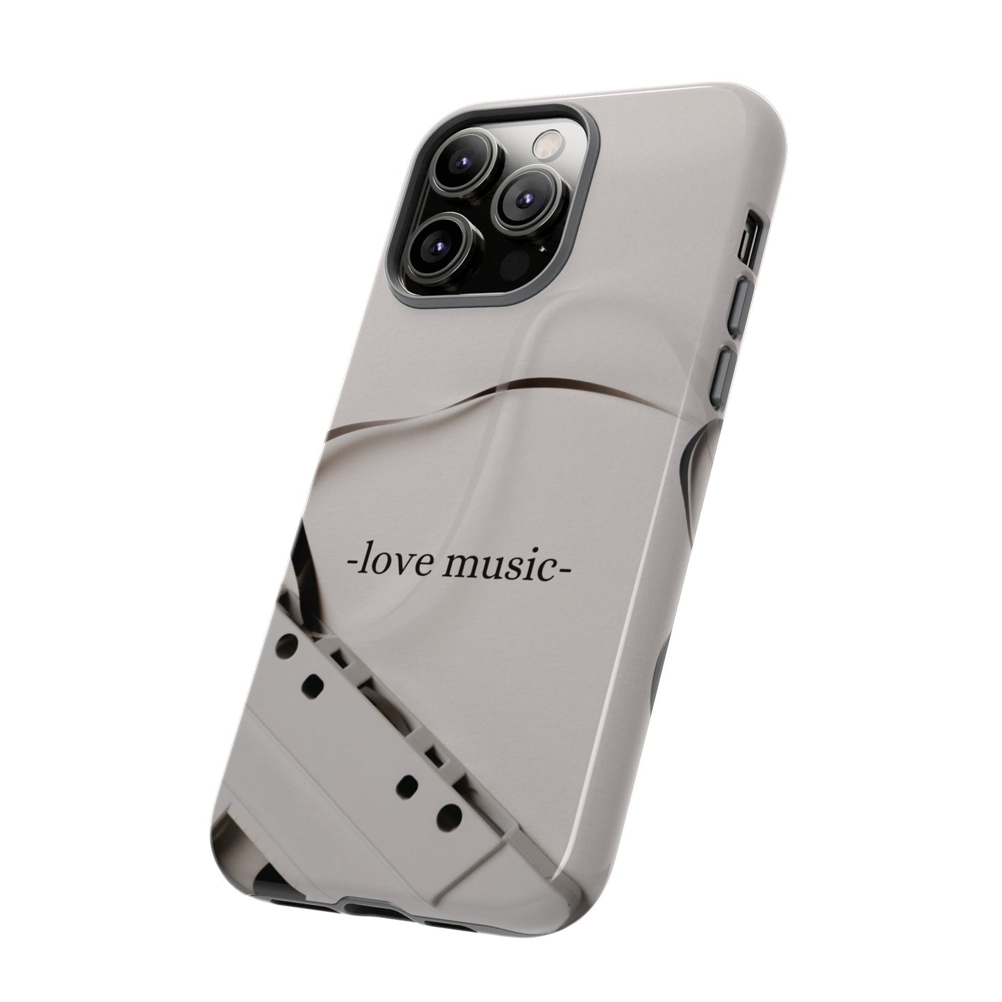 Love Music Wallpaper Phone Case | iPhone 15 Plus/ Pro, 14, 13, 12| Google Pixel 7, Pro, 5| Samsung Galaxy S23 All Major Phone Models