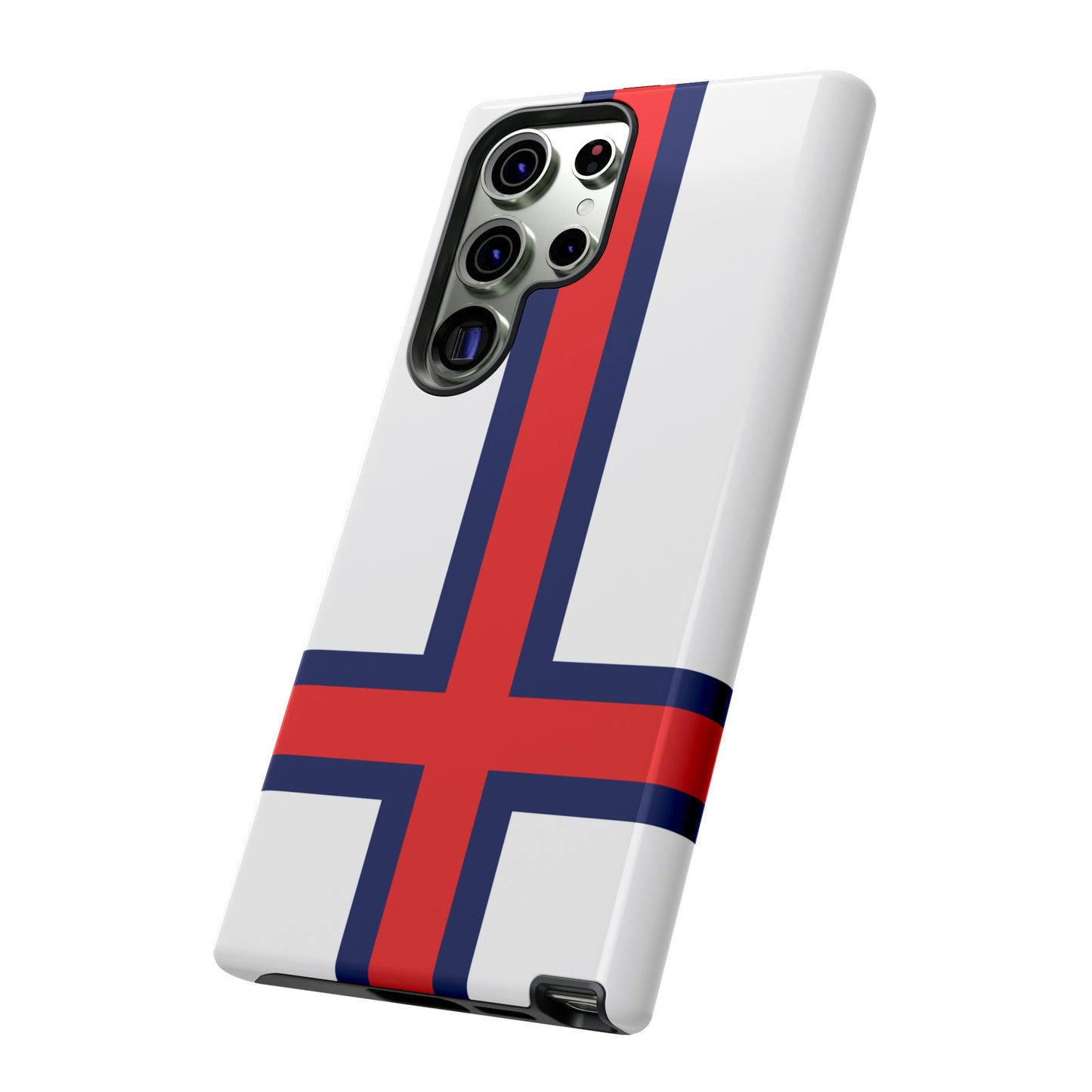 Faroe Island Denmark Flag Phone Case | iPhone 15 Plus/ Pro, 14, 13, 12| Google Pixel 7, Pro, 5| Samsung Galaxy S23 All Major Phone Models