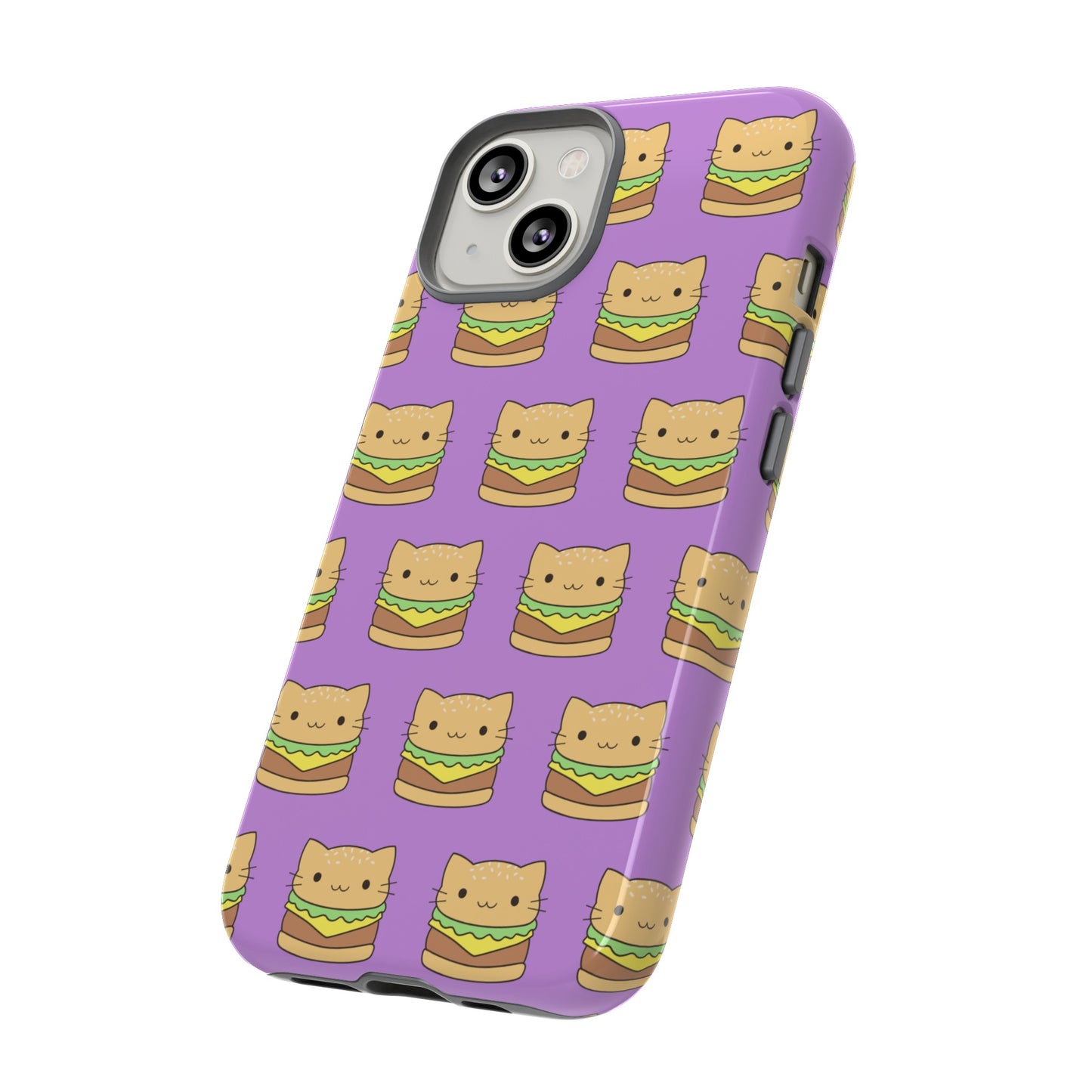 Cat Burger Phone Case | iPhone 15 Plus/ Pro, 14, 13, 12| Google Pixel 7, Pro, 5| Samsung Galaxy S23 All Major Phone Models