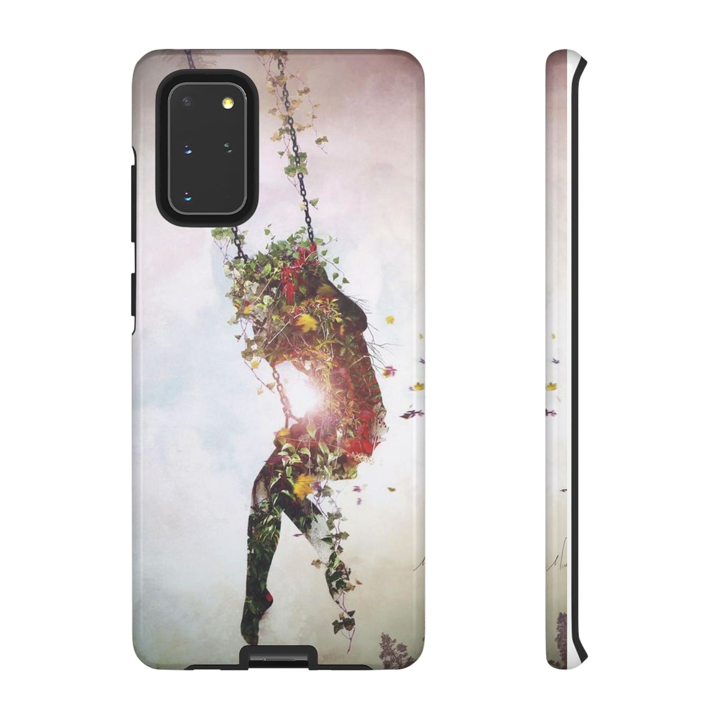 Flower Swing Girl Wallpaper Phone Case | iPhone 15 Plus/ Pro, 14, 13, 12| Google Pixel 7, Pro, 5| Samsung Galaxy S23 All Major Phone Models