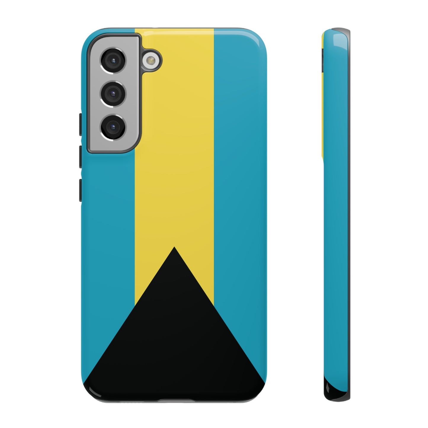 The Bahamas Flag Phone Case | iPhone 15 Plus/ Pro, 14, 13, 12| Google Pixel 7, Pro, 5| Samsung Galaxy S23 All Major Phone Models