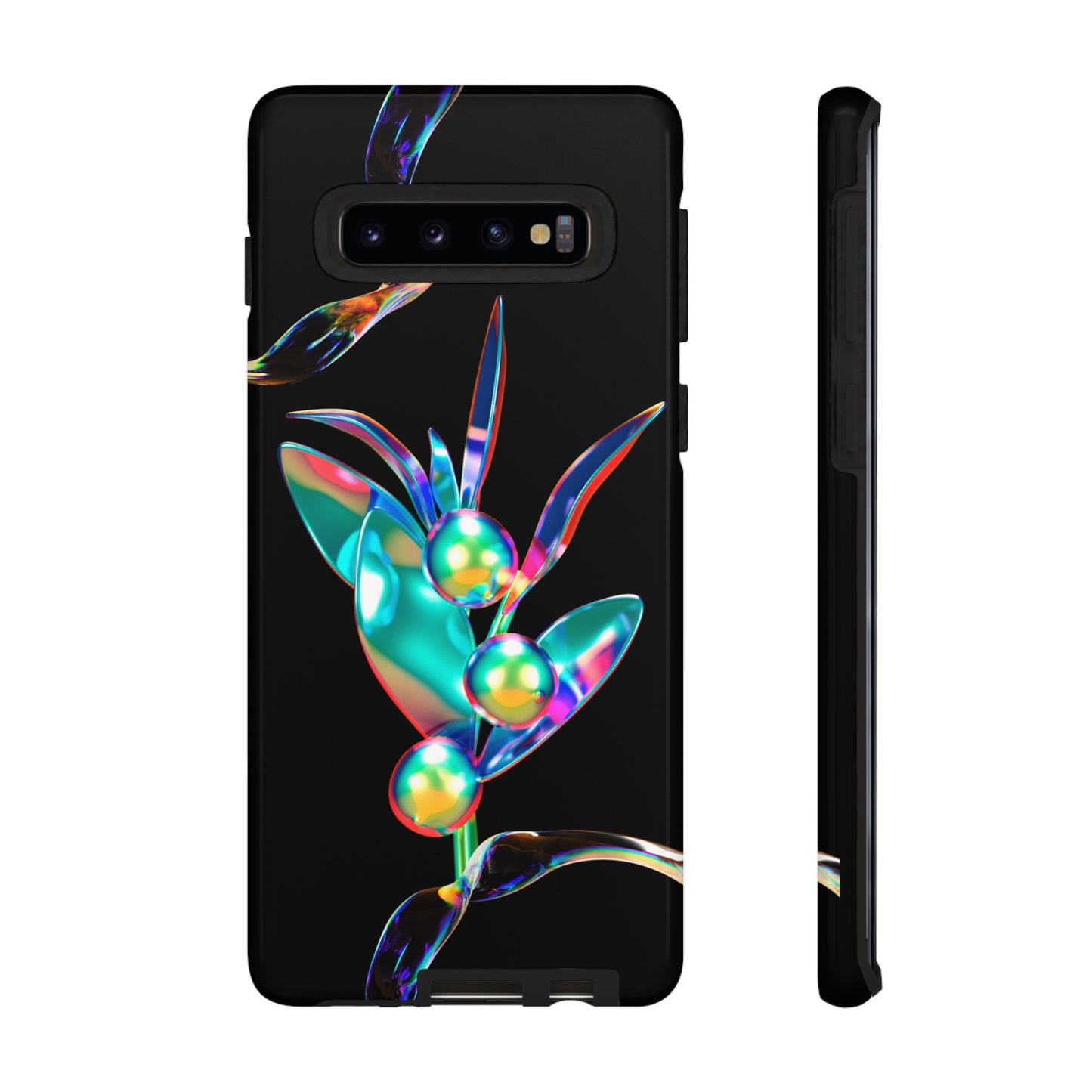 Psychedelic Flower Wallpaper Phone Case | iPhone 15 Plus/ Pro, 14, 13, 12| Google Pixel 7, Pro, 5| Samsung Galaxy S23 All Major Phone Models