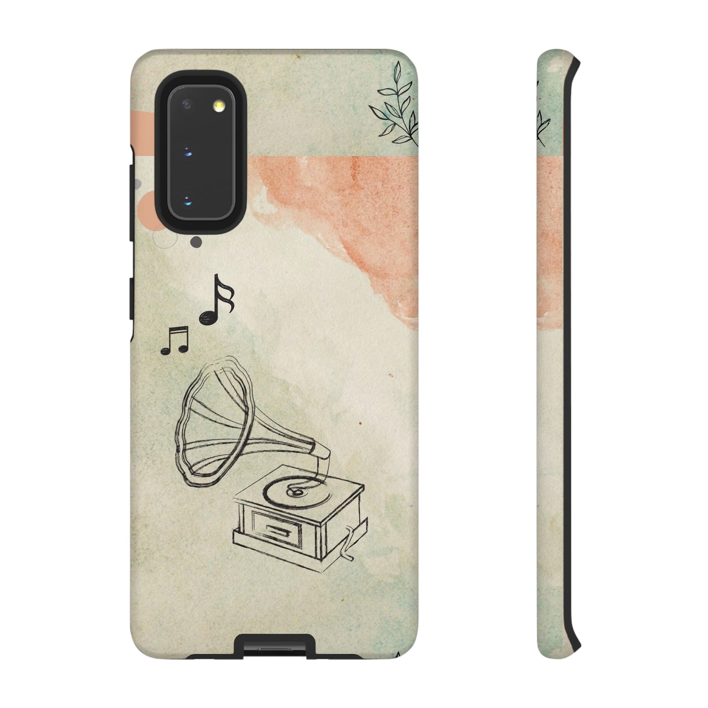 Record Player Wallpaper Phone Case | iPhone 15 Plus/ Pro, 14, 13, 12| Google Pixel 7, Pro, 5| Samsung Galaxy S23 All Major Phone Models