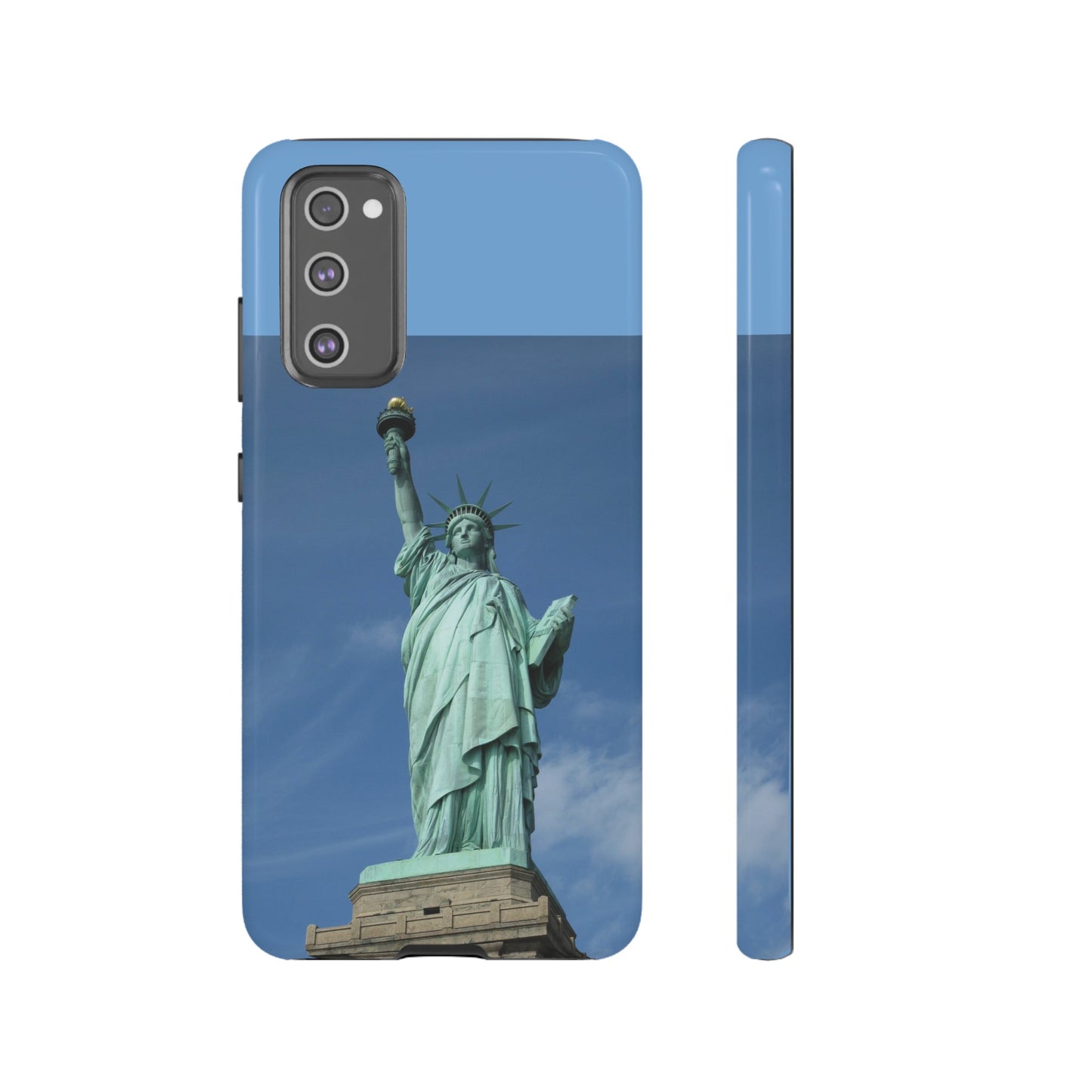 Statue Of Liberty Wallpaper Phone Case | iPhone 15 Plus/ Pro, 14, 13, 12| Google Pixel 7, Pro, 5| Samsung Galaxy S23 All Major Phone Models