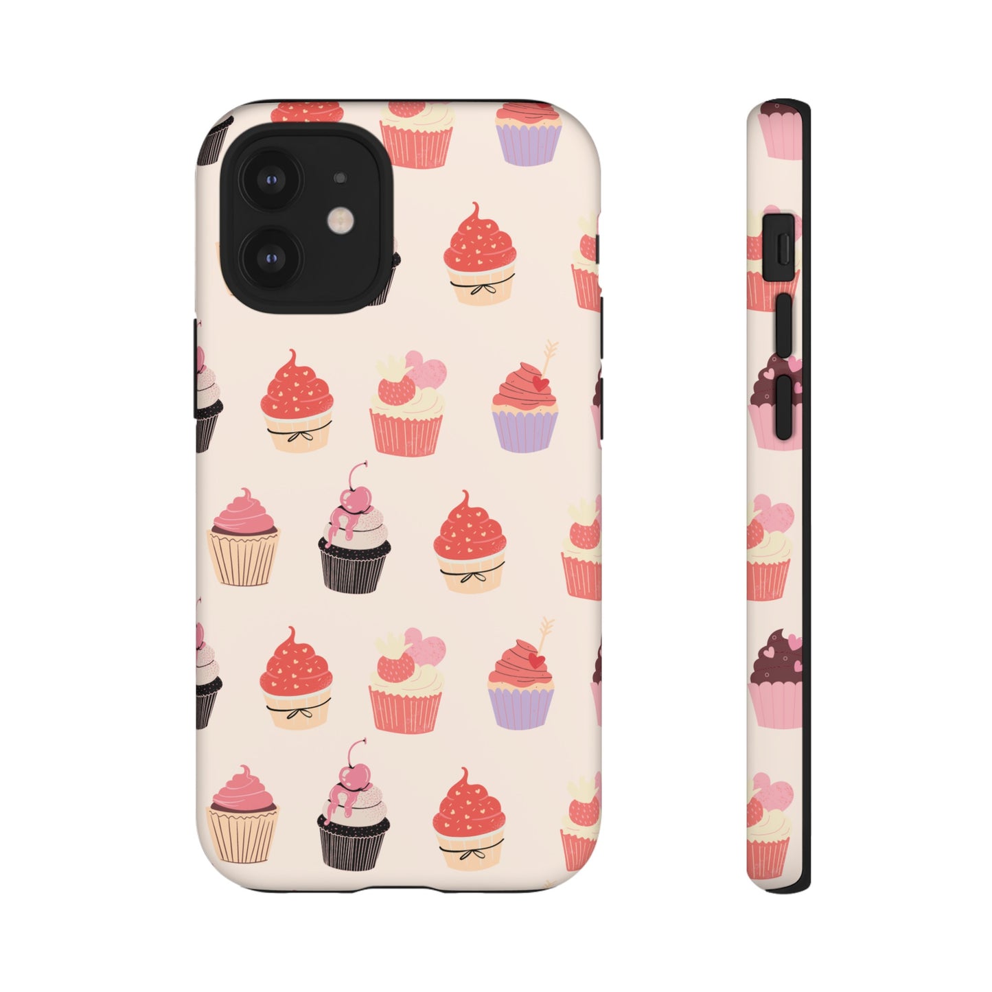 Cupcake Collage Wallpaper Phone Case | iPhone 15 Plus/ Pro, 14, 13, 12| Google Pixel 7, Pro, 5| Samsung Galaxy S23 All Major Phone Models