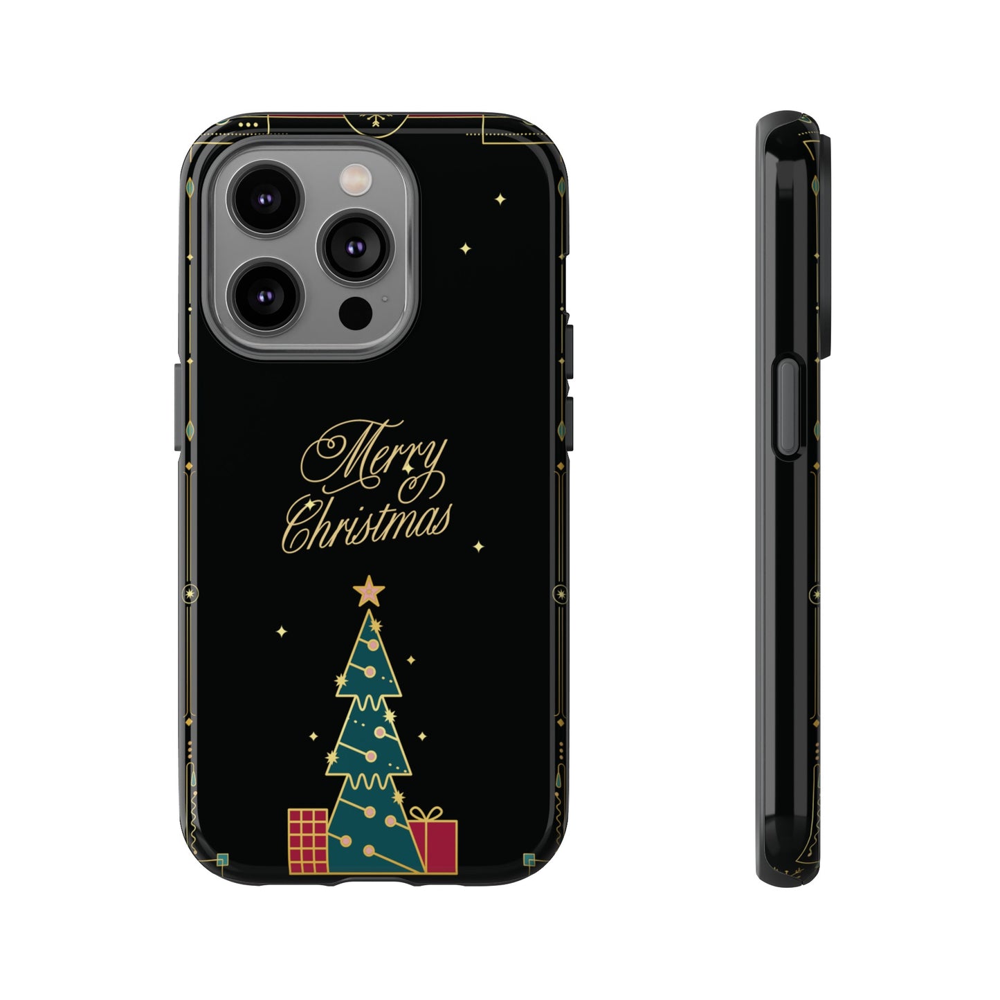 Christmas Tree Wallpaper Phone Case | iPhone 15 Plus/ Pro, 14, 13, 12| Google Pixel 7, Pro, 5| Samsung Galaxy S23 All Major Phone Models