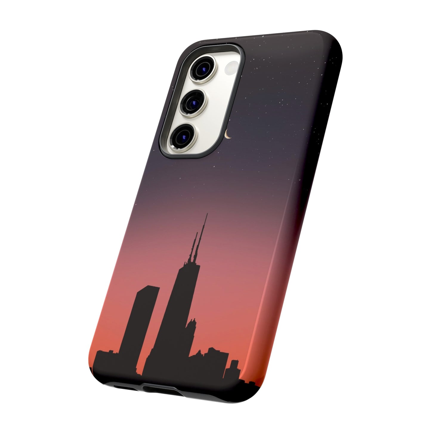 Chicago Skyline Wallpaper Phone Case | iPhone 15 Plus/ Pro, 14, 13, 12| Google Pixel 7, Pro, 5| Samsung Galaxy S23 All Major Phone Models