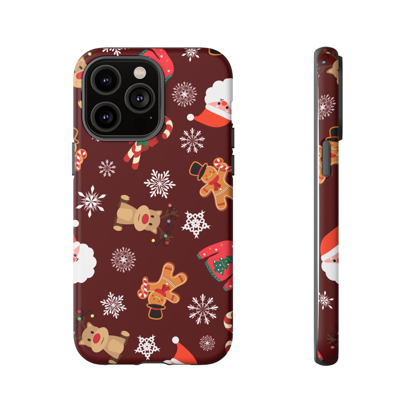 Festive Christmas Wallpaper Phone Case | iPhone 15 Plus/ Pro, 14, 13, 12| Google Pixel 7, Pro, 5| Samsung Galaxy S23 All Major Phone Models