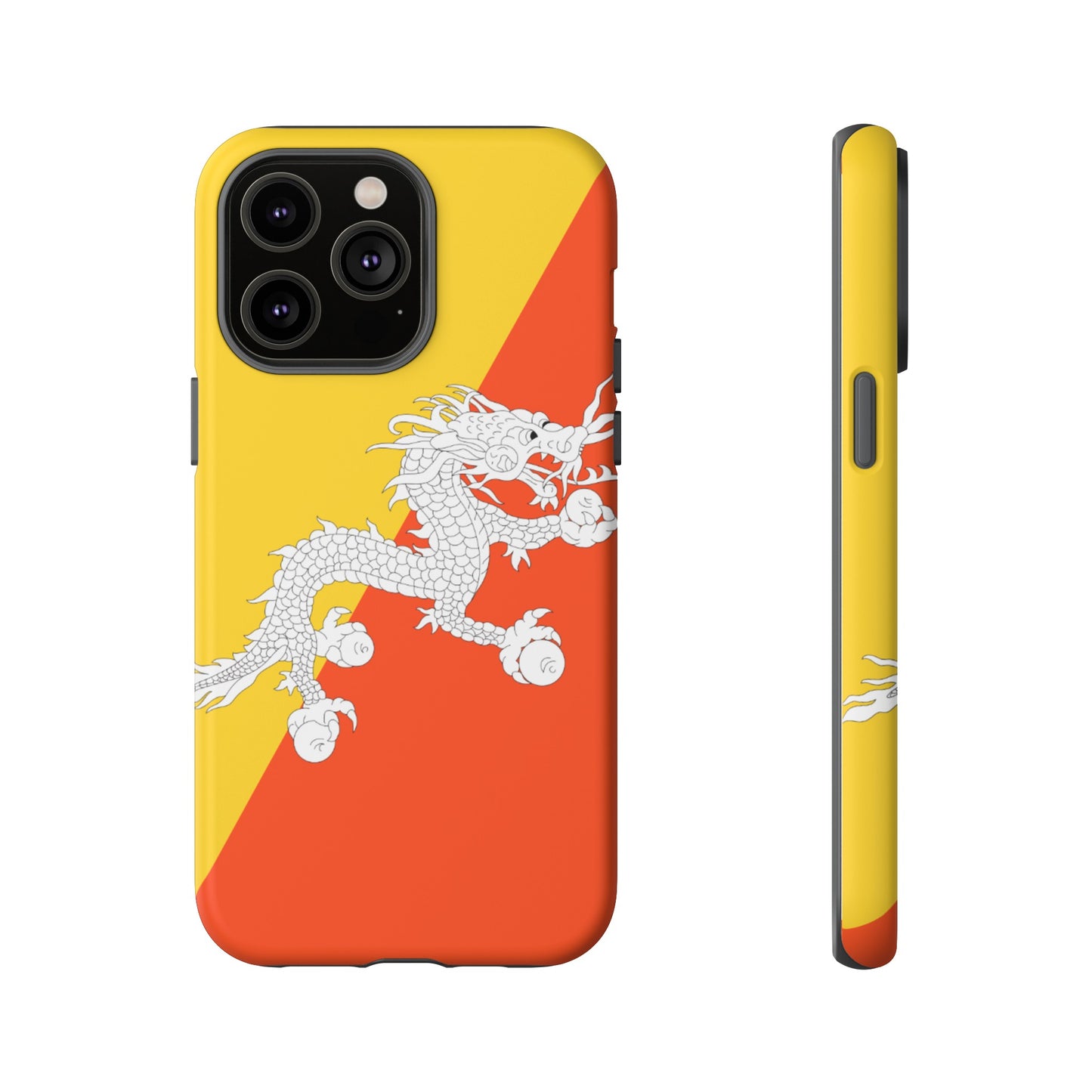 Bhutan Flag Phone Case | iPhone 15 Plus/ Pro, 14, 13, 12| Google Pixel 7, Pro, 5| Samsung Galaxy S23 All Major Phone Models