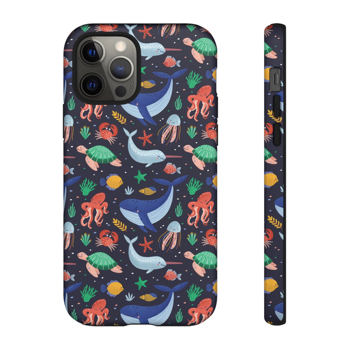 Sea Creatures Wallpaper Phone Case | iPhone 15 Plus/ Pro, 14, 13, 12| Google Pixel 7, Pro, 5| Samsung Galaxy S23 All Major Phone Models