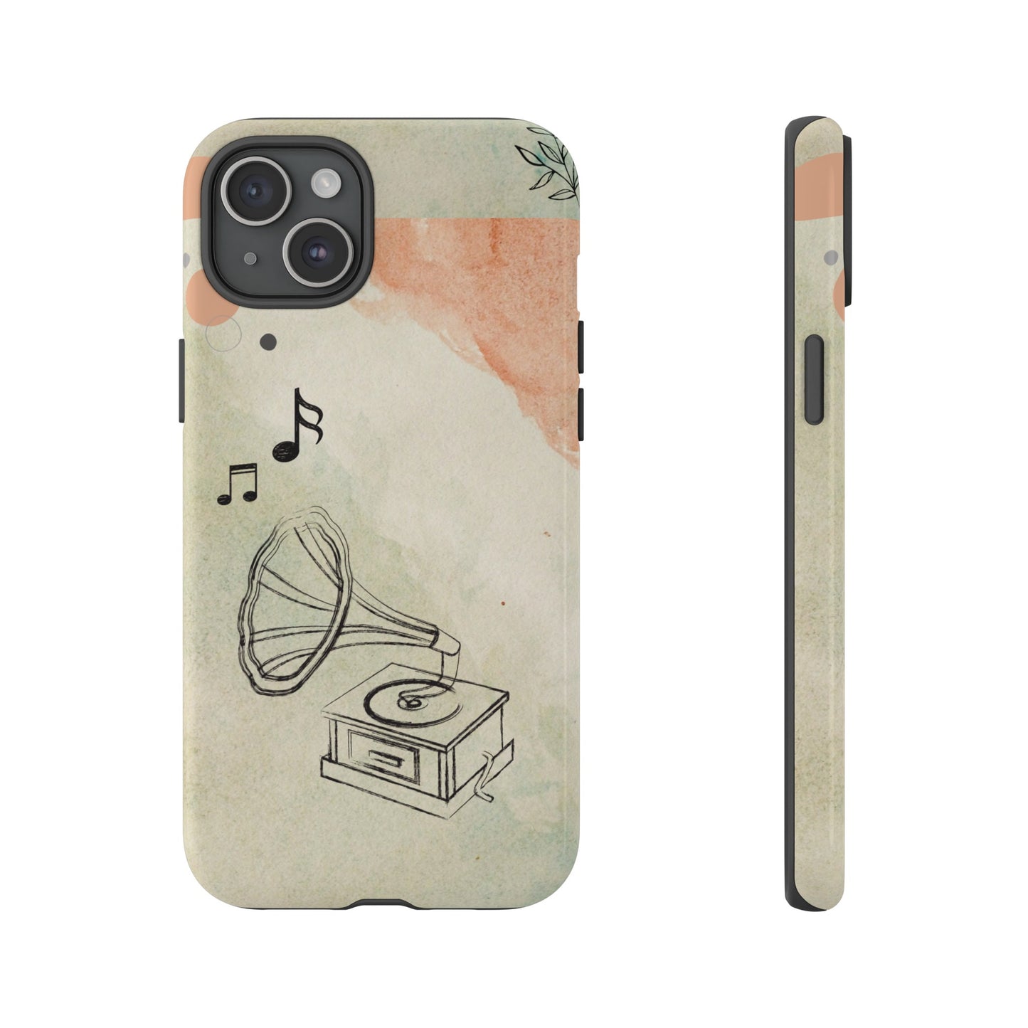 Record Player Wallpaper Phone Case | iPhone 15 Plus/ Pro, 14, 13, 12| Google Pixel 7, Pro, 5| Samsung Galaxy S23 All Major Phone Models