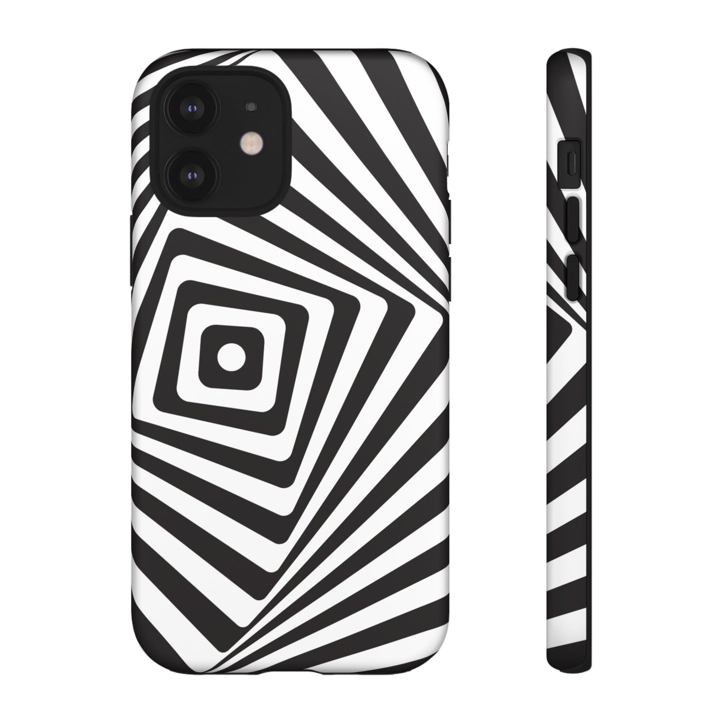 Black & White Spiral Wallpaper Phone Case | iPhone 15 Plus/ Pro, 14, 13, 12| Google Pixel 7, Pro, 5| Samsung Galaxy S23 All Major Phone Models