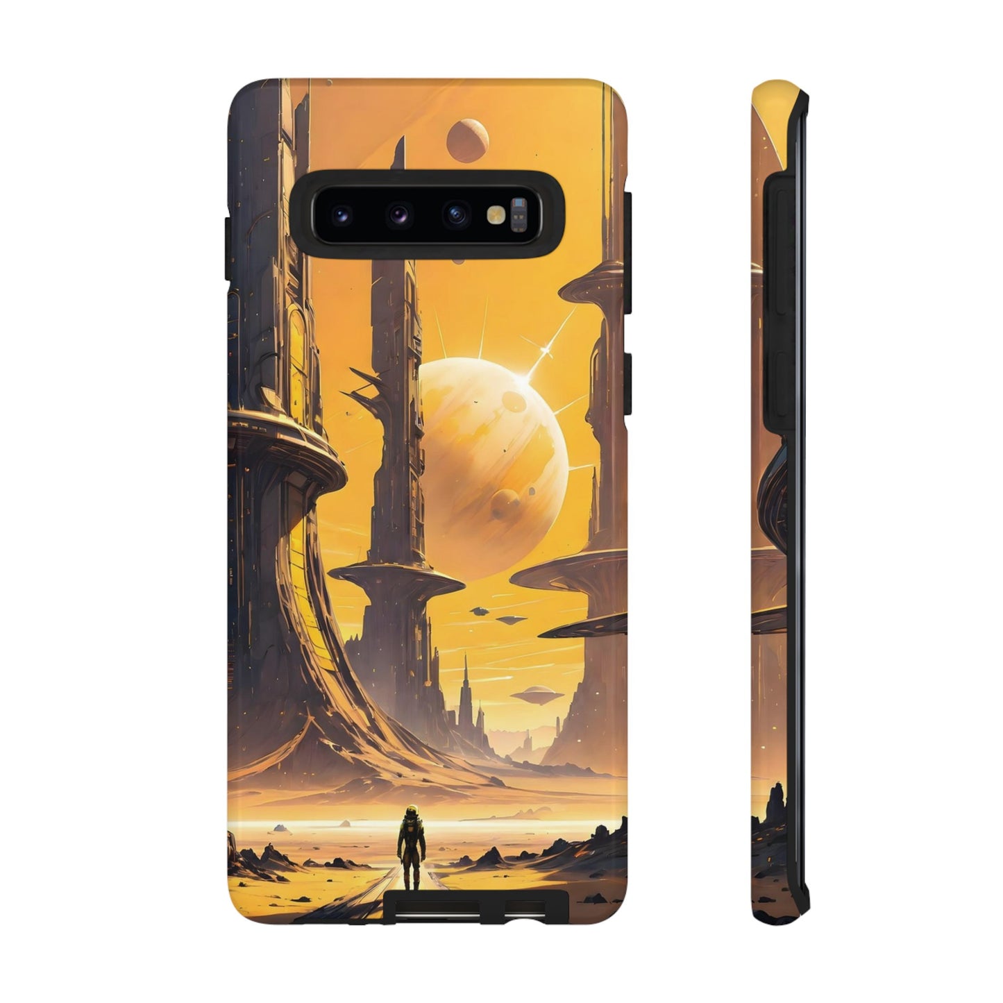 Distant Planets Sci Fi Wallpaper Phone Case | iPhone 15 Plus/ Pro, 14, 13, 12| Google Pixel 7, Pro, 5| Samsung Galaxy S23 All Major Phone Models