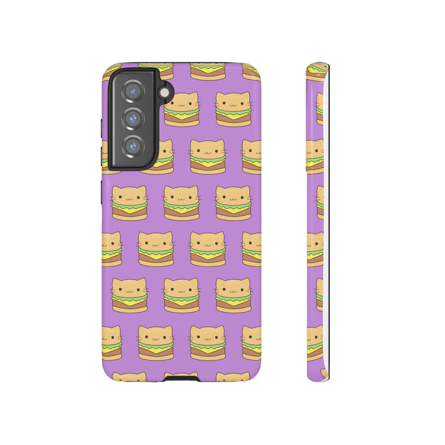 Cat Burger Phone Case | iPhone 15 Plus/ Pro, 14, 13, 12| Google Pixel 7, Pro, 5| Samsung Galaxy S23 All Major Phone Models