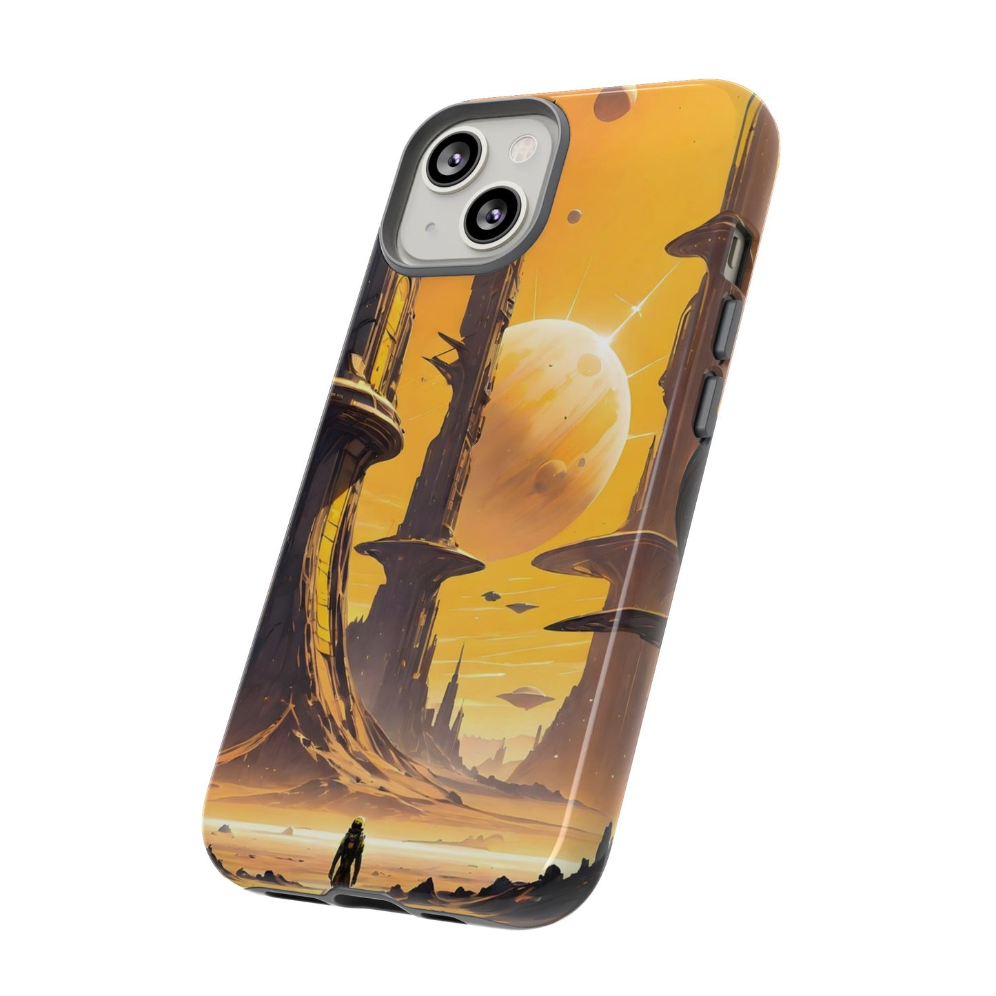 Distant Planets Sci Fi Wallpaper Phone Case | iPhone 15 Plus/ Pro, 14, 13, 12| Google Pixel 7, Pro, 5| Samsung Galaxy S23 All Major Phone Models