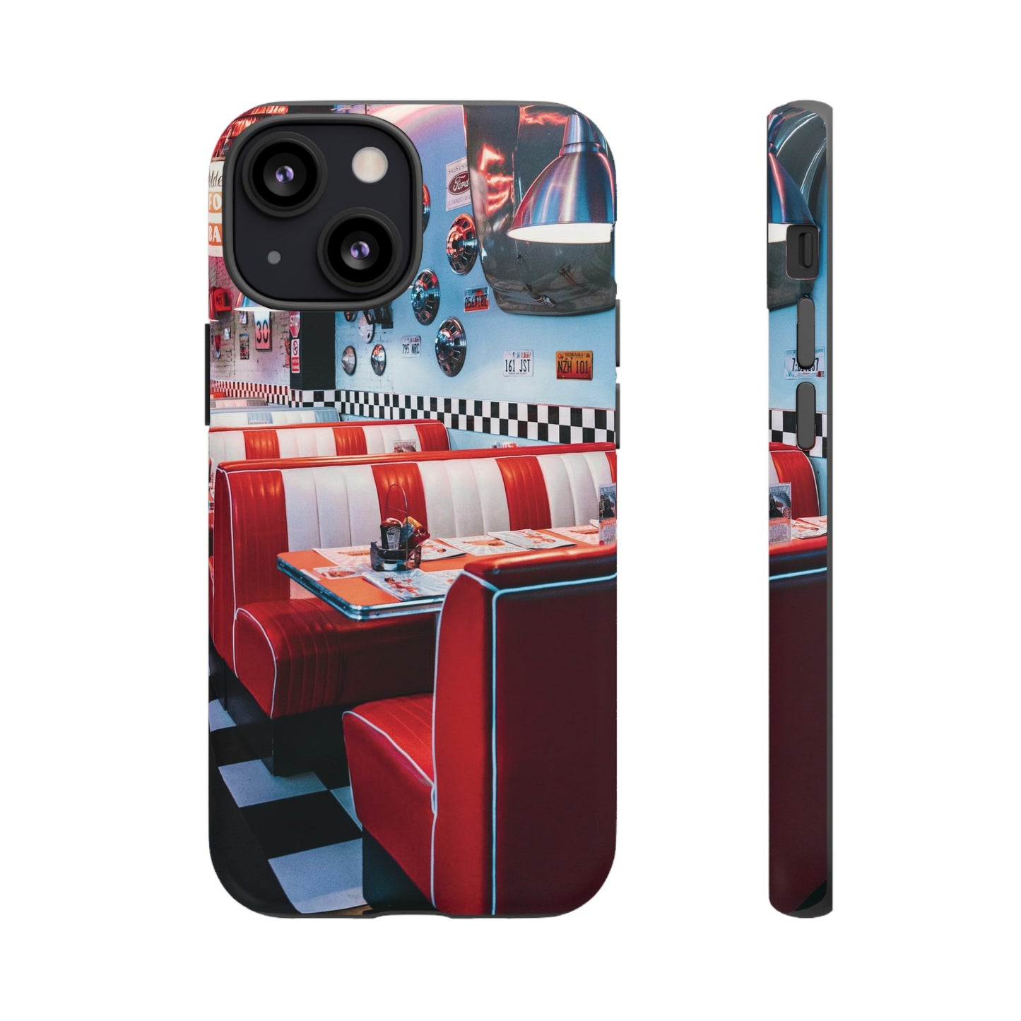 Diner Wallpaper Phone Case | iPhone 15 Plus/ Pro, 14, 13, 12| Google Pixel 7, Pro, 5| Samsung Galaxy S23 All Major Phone Models