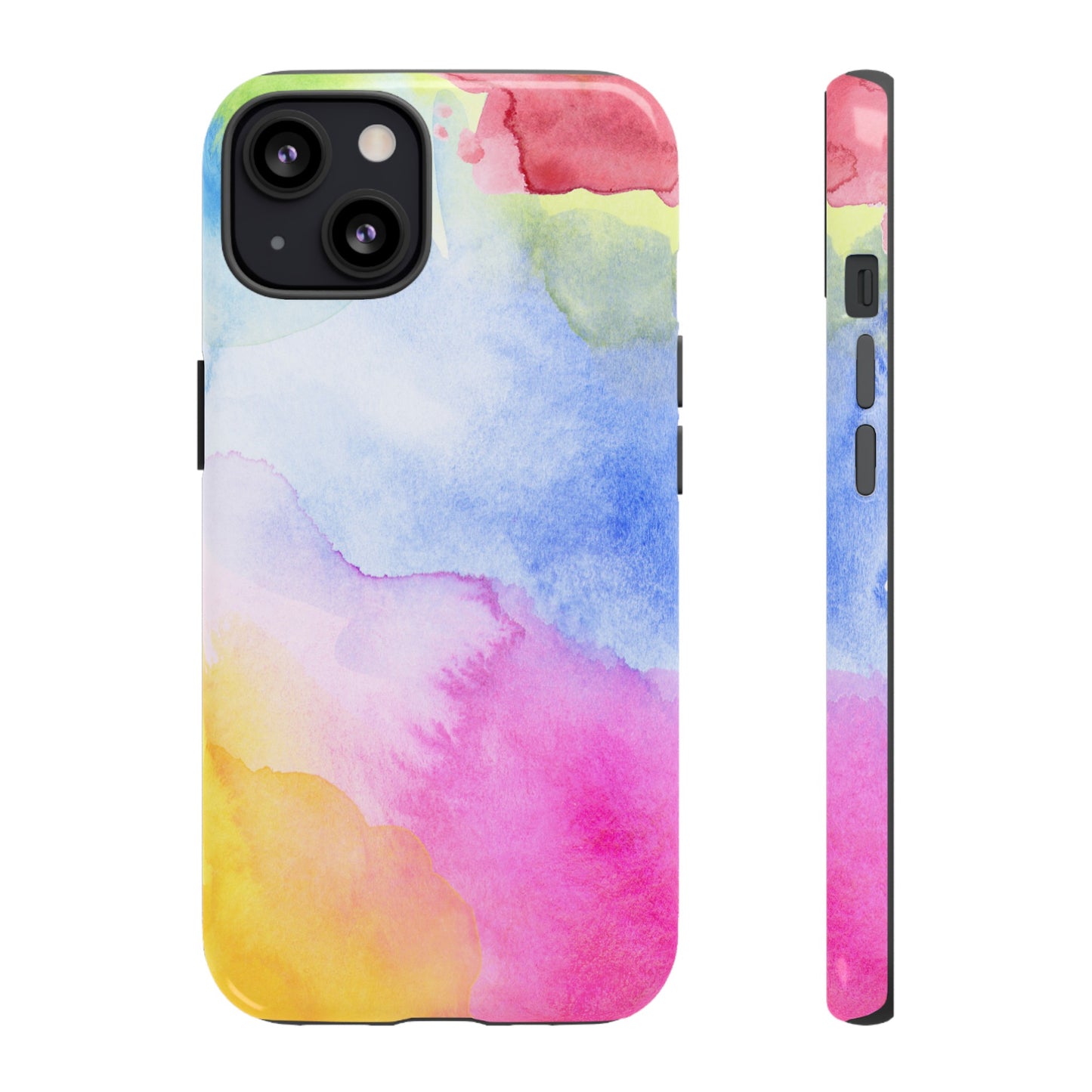 Watercolour Rainbow Phone Case | iPhone 15 Plus/ Pro, 14, 13, 12| Google Pixel 7, Pro, 5| Samsung Galaxy S23 All Major Phone Models