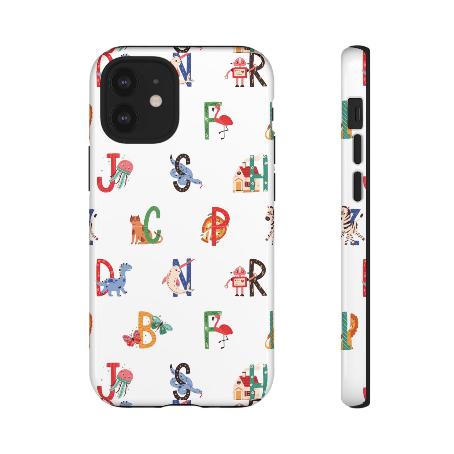 Alphabet Wallpaper Phone Case| iPhone 15 Plus/ Pro, 14, 13, 12| Google Pixel 7, Pro, 5| Samsung Galaxy S23 All Major Phone Models