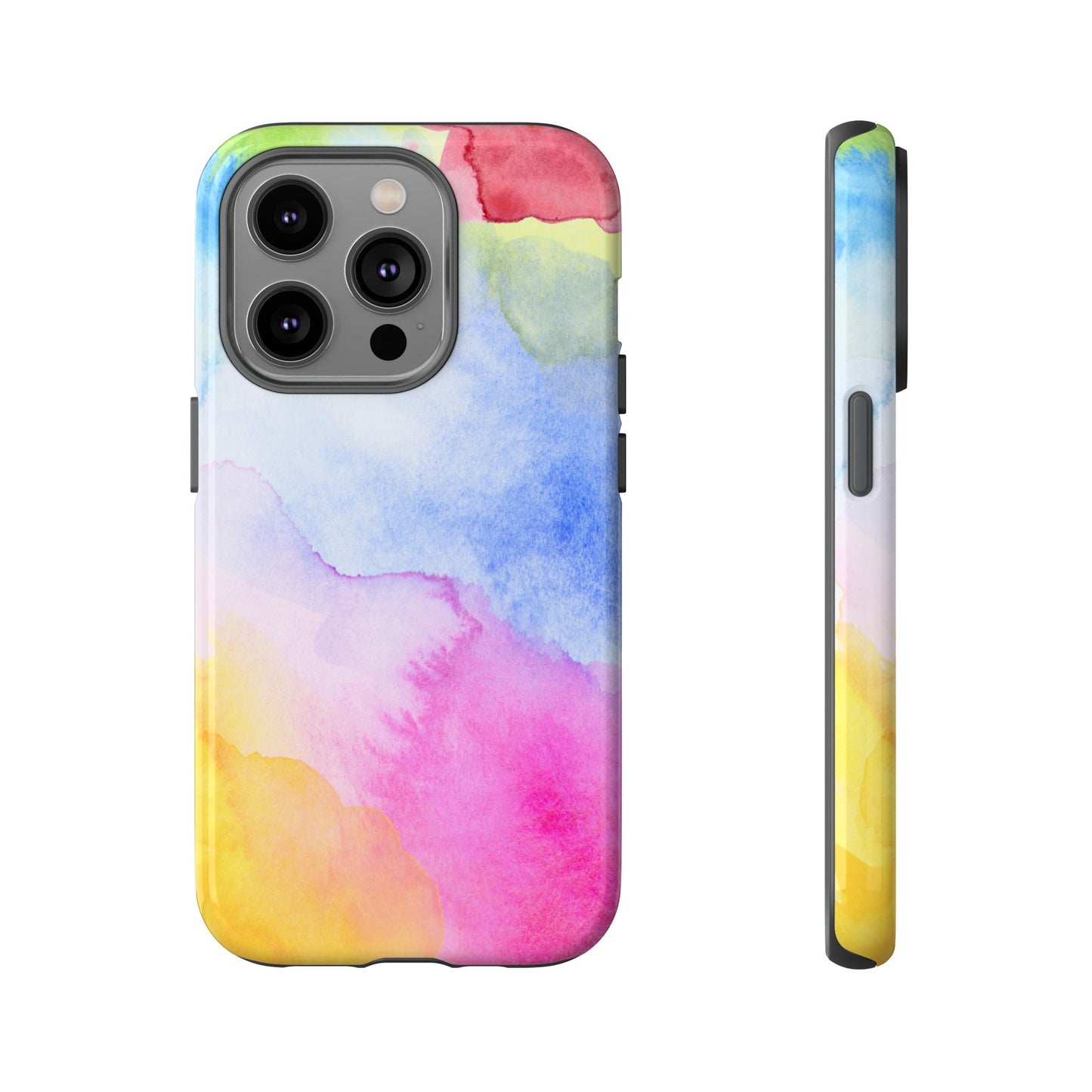 Watercolour Rainbow Phone Case | iPhone 15 Plus/ Pro, 14, 13, 12| Google Pixel 7, Pro, 5| Samsung Galaxy S23 All Major Phone Models